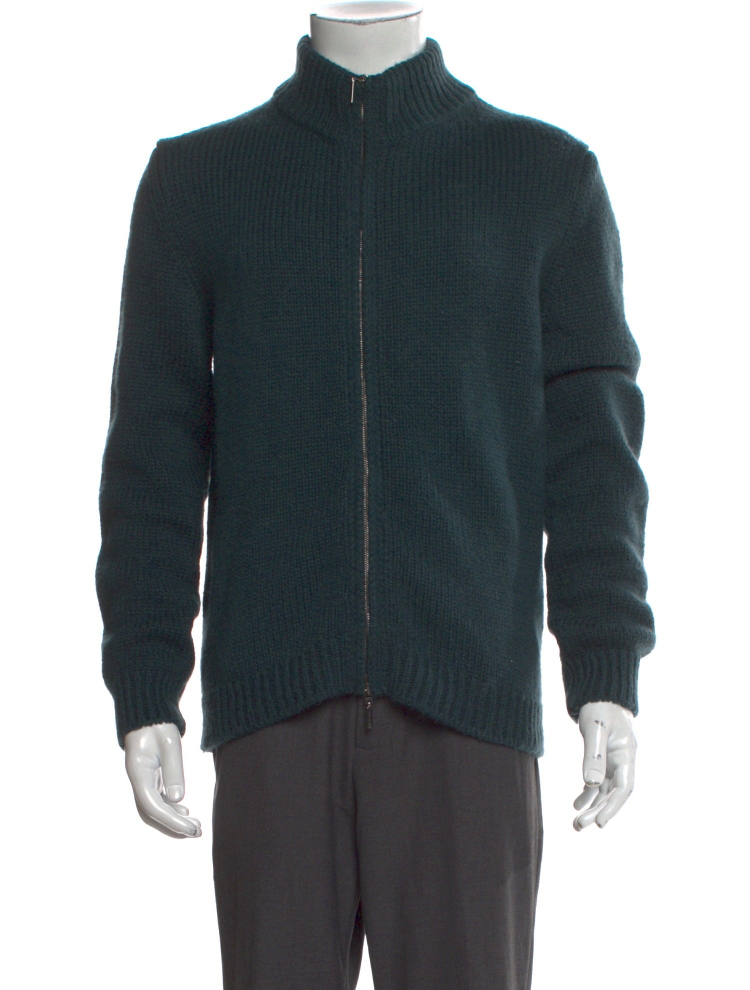 Cruciani Wool Turtleneck Cardigan w/ Tags