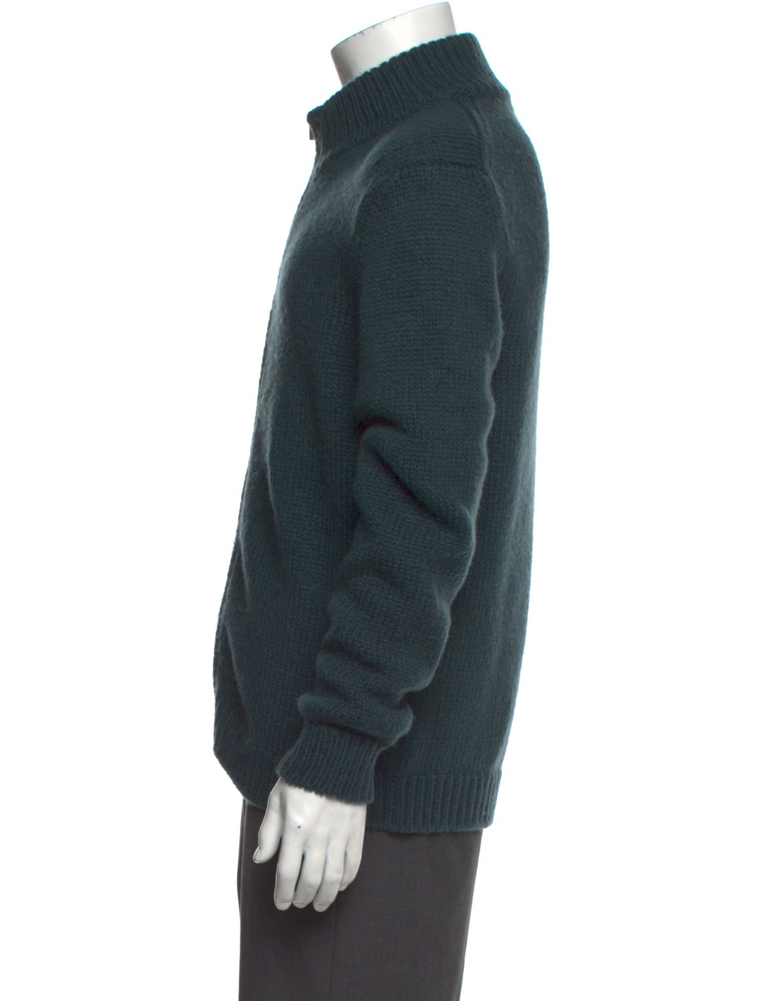 Cruciani Wool Turtleneck Cardigan w/ Tags
