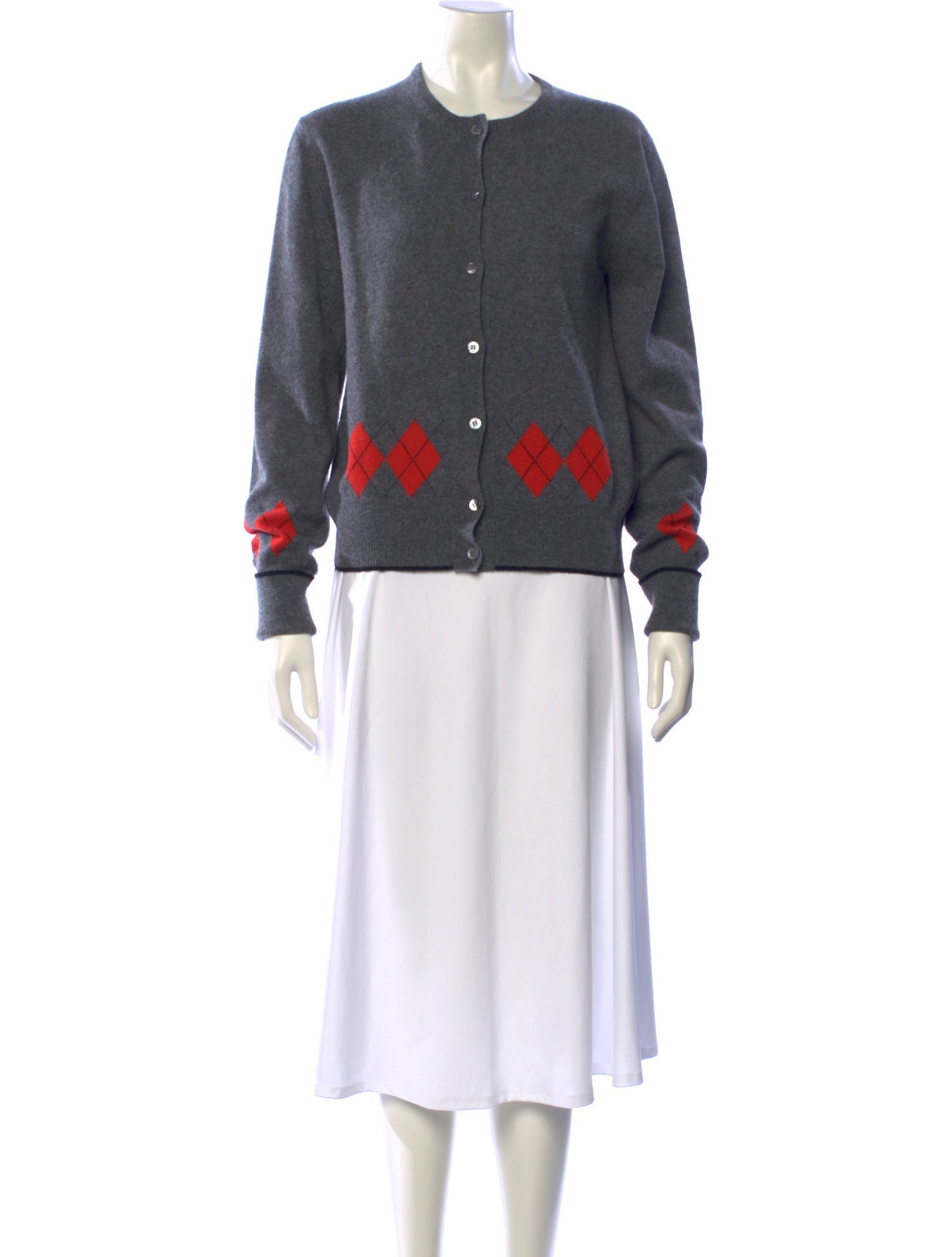 Cruciani Cashmere Graphic Print Sweater