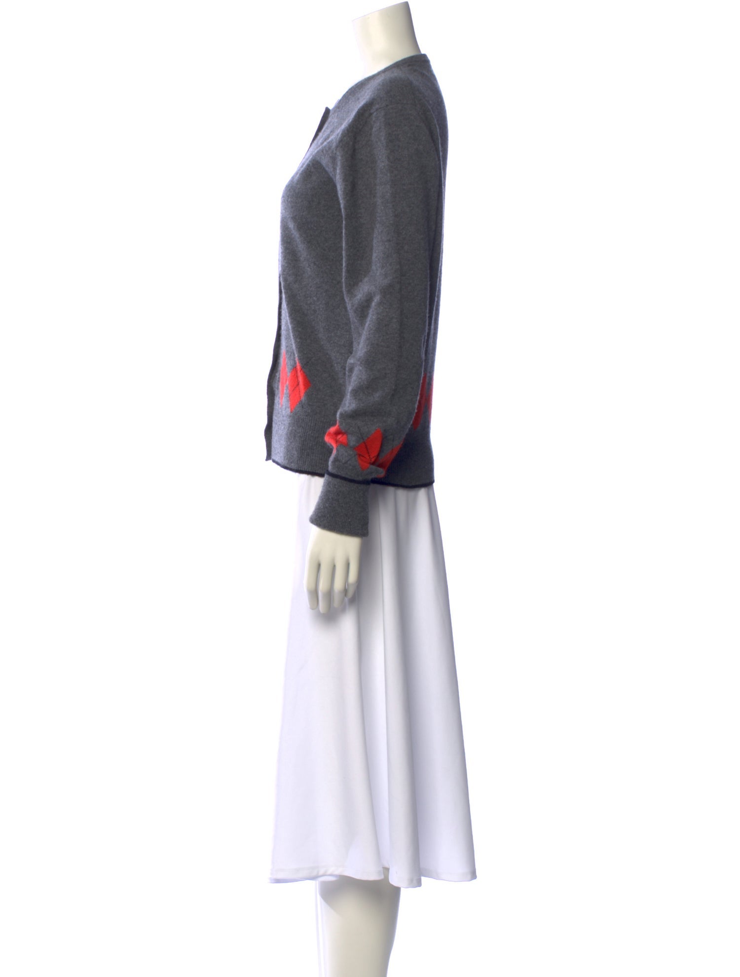 Cruciani Cashmere Graphic Print Sweater