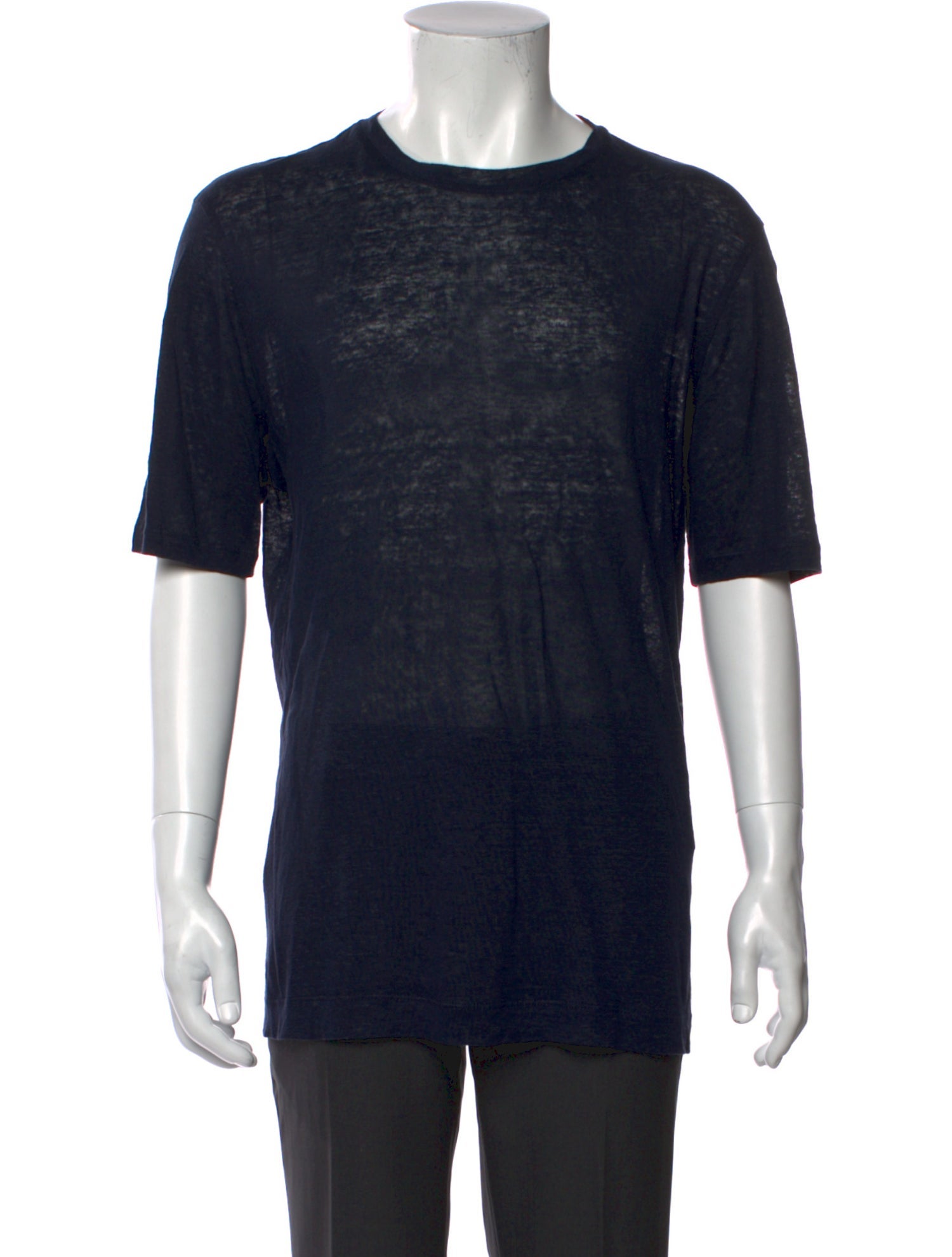Cruciani Linen Crew Neck T-Shirt