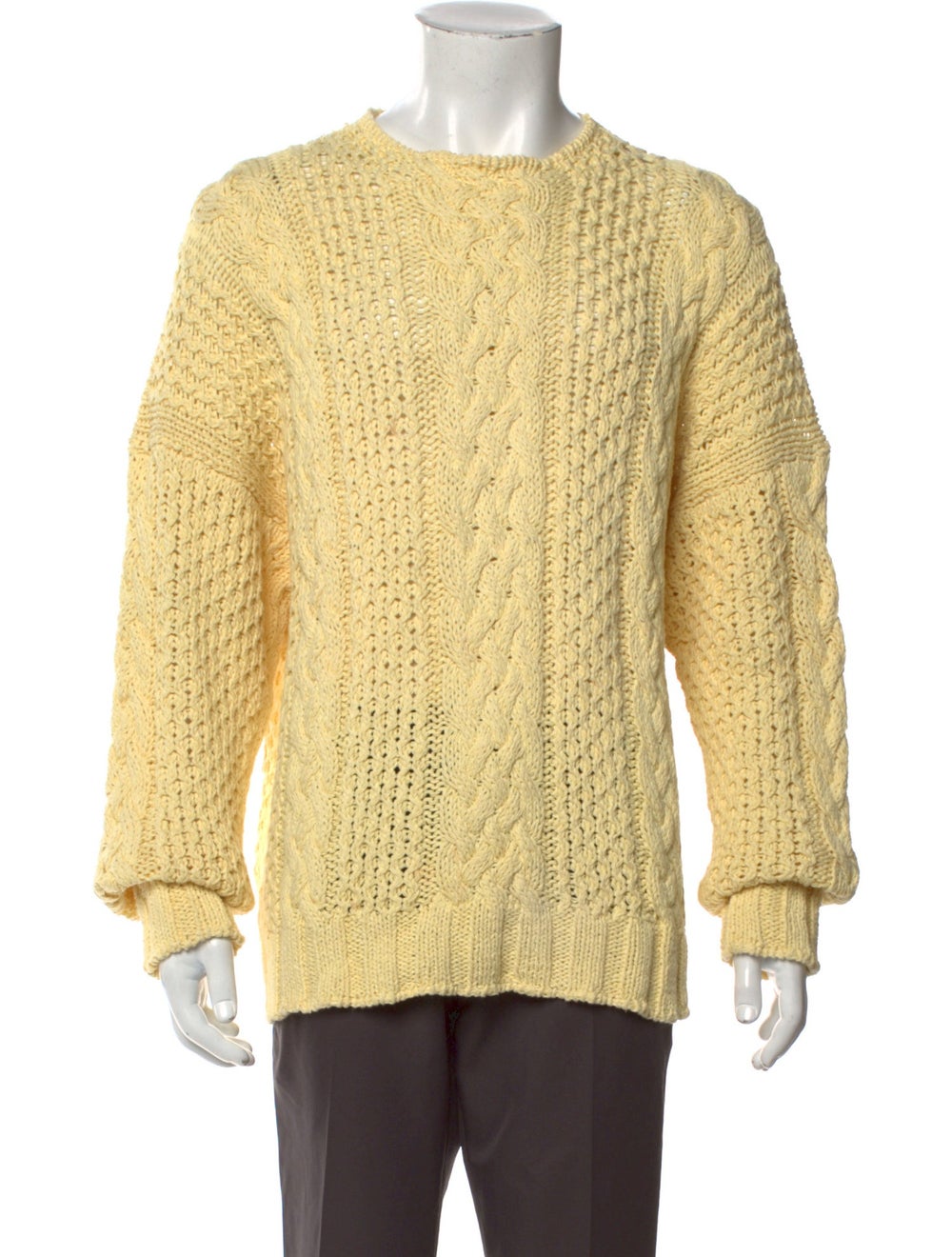 Cruciani Patterned Crew Neck Pullover - image 1