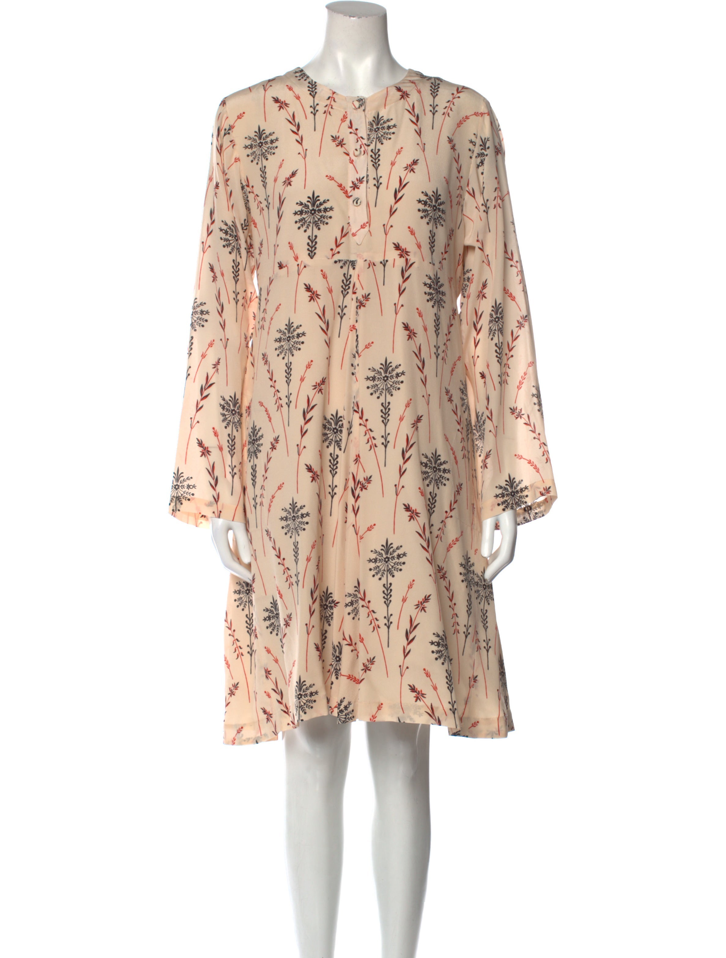 Creatures of the Wind Silk Knee-Length Dress