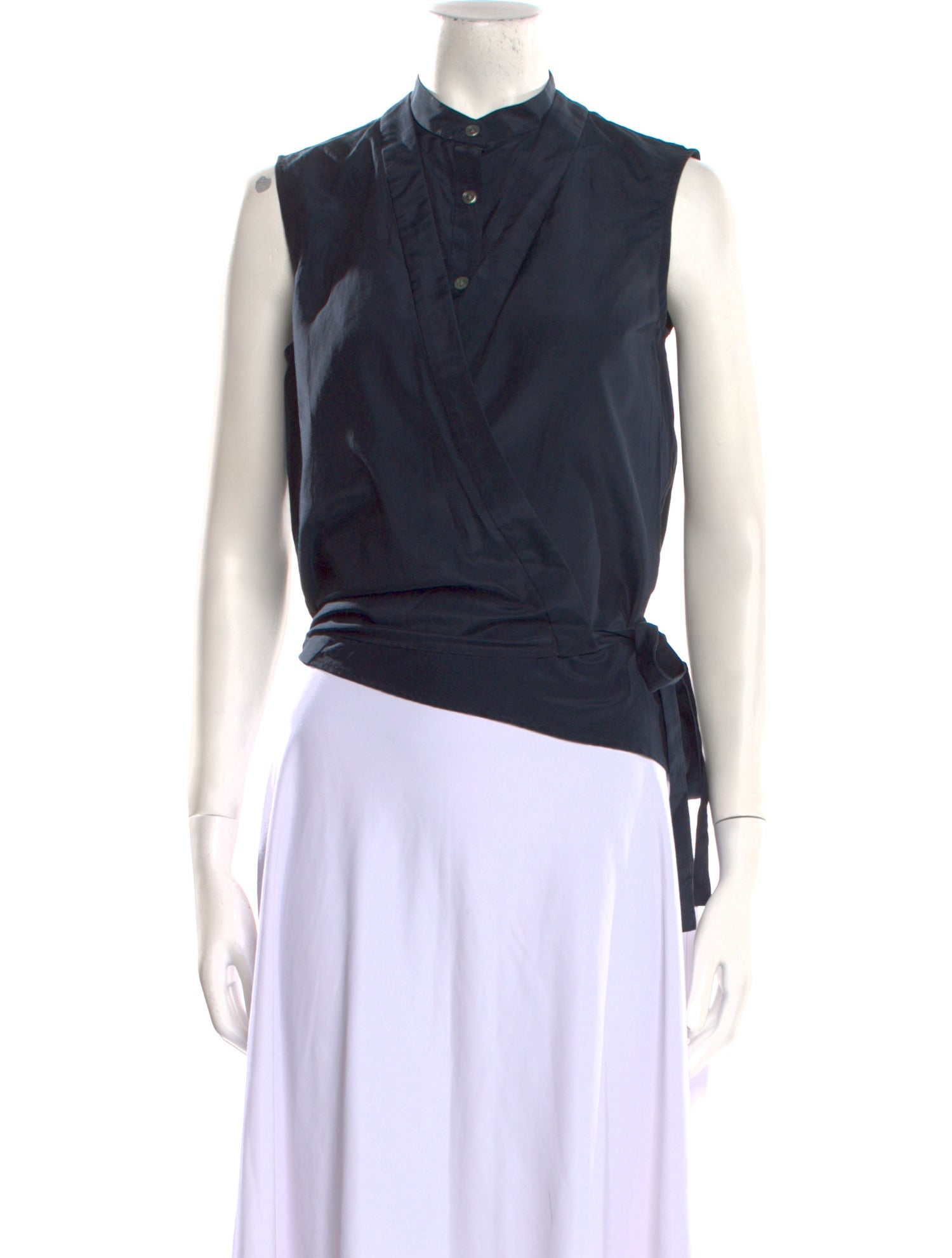 Creatures of the Wind Silk Mock Neck Crop Top