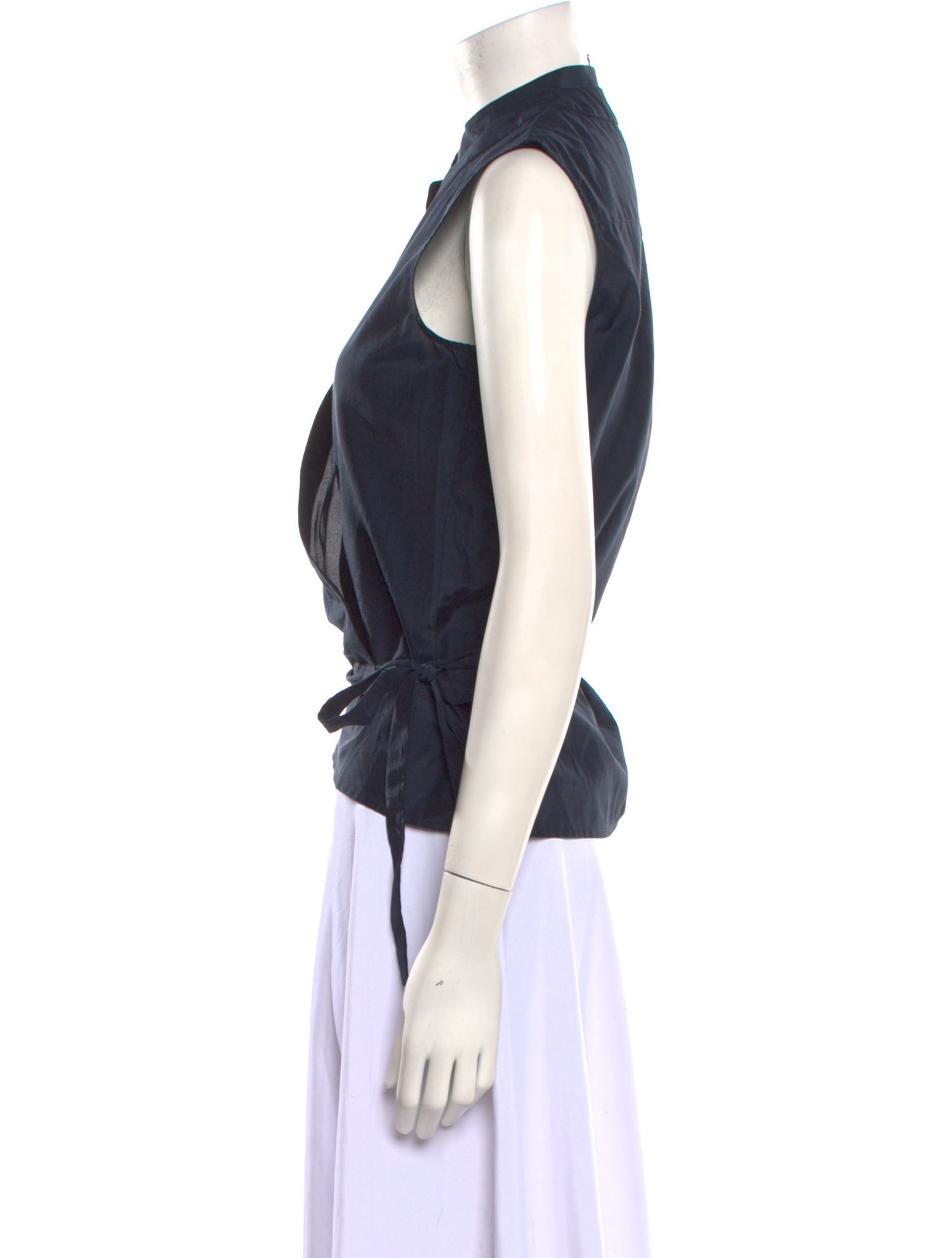 Creatures of the Wind Silk Mock Neck Crop Top