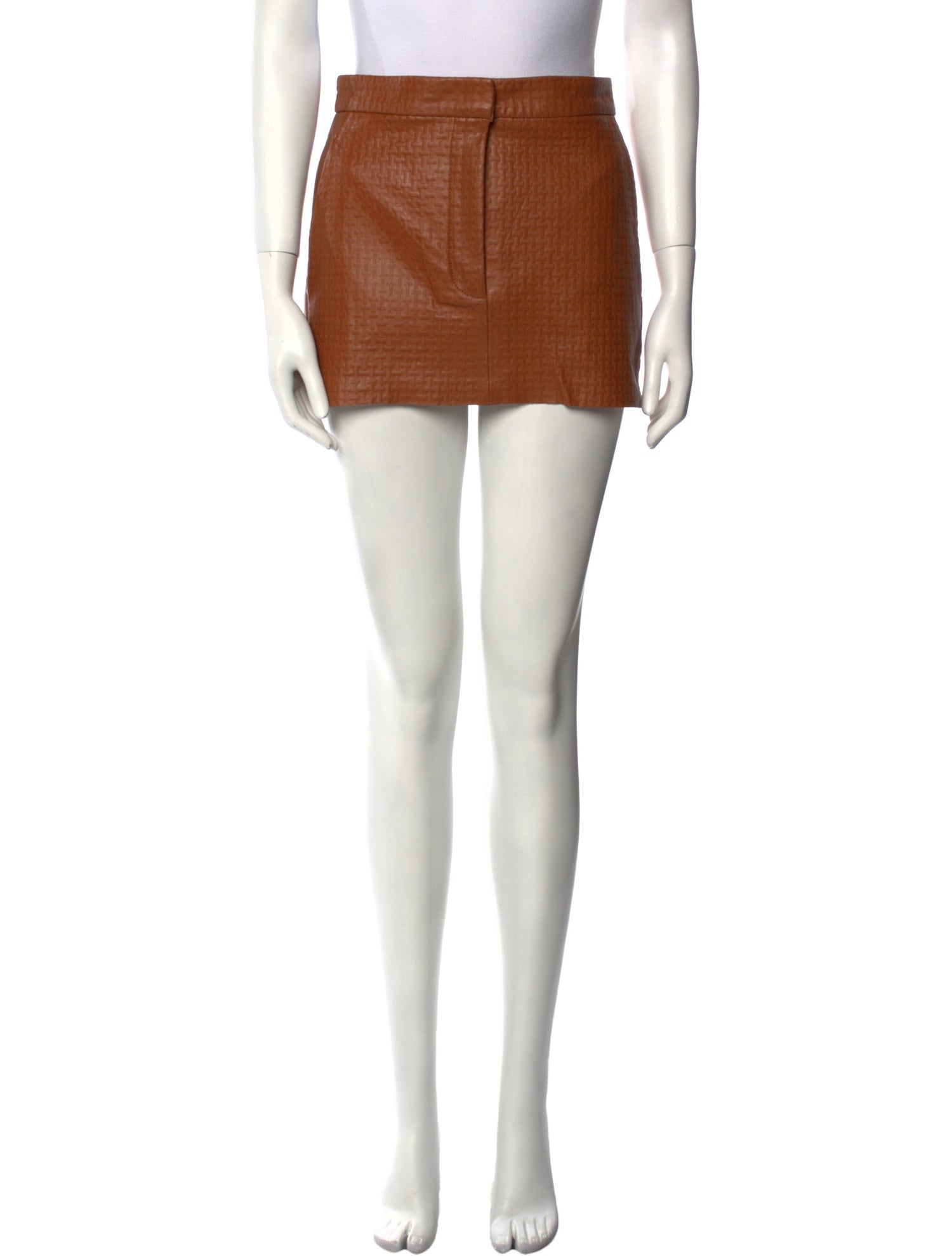 COS Leather Mini Skirt