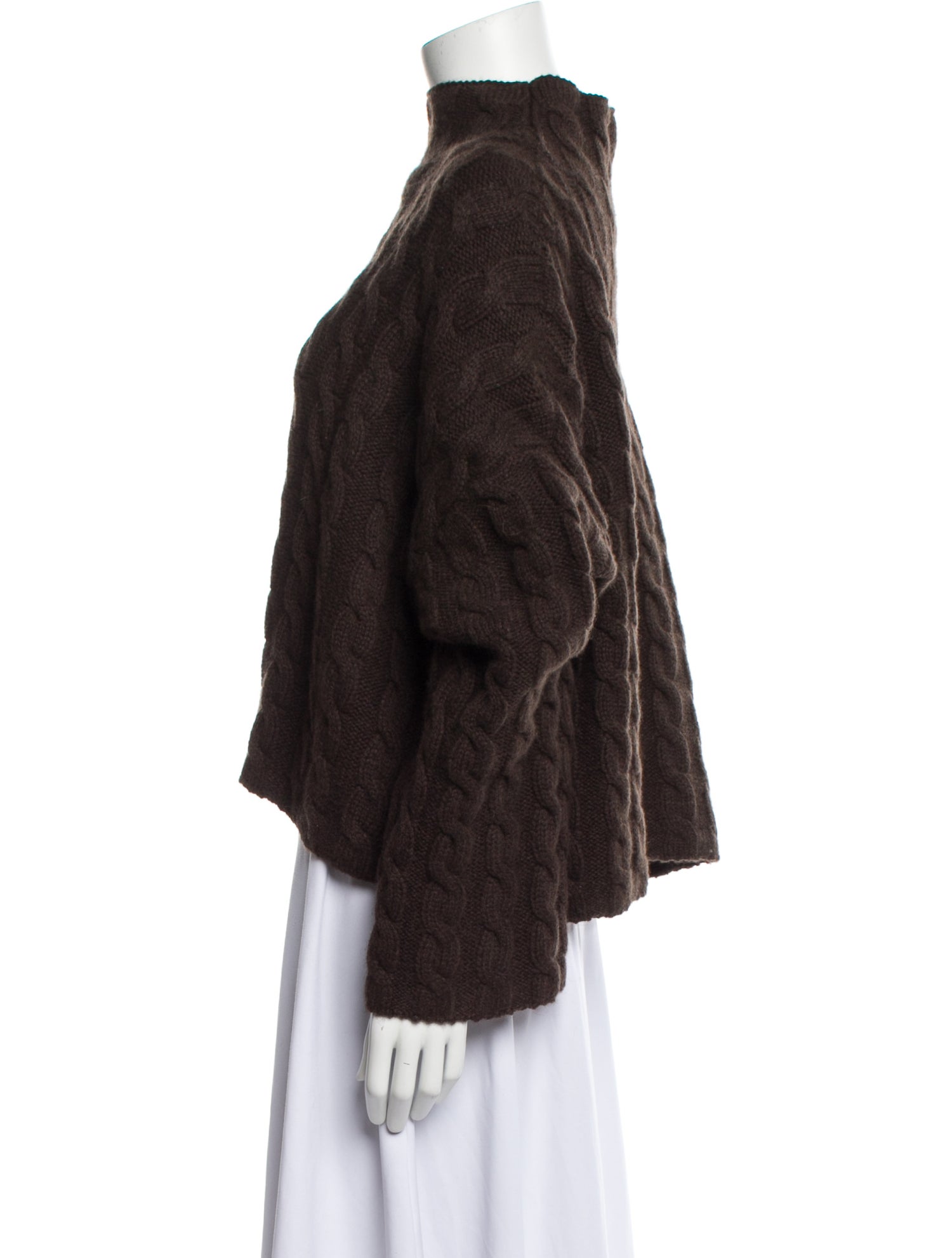 COS Merino Wool Mock Neck Sweater