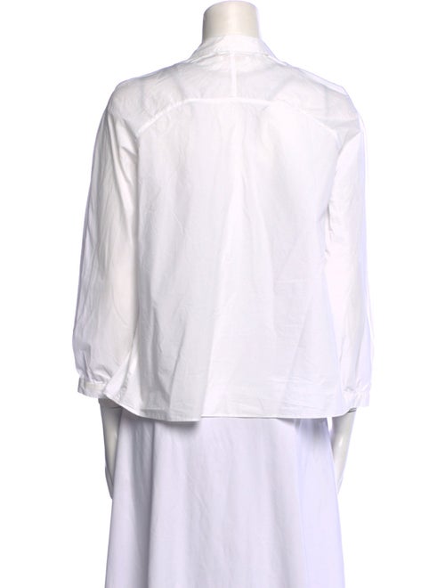 COS Three-Quarter Sleeve Button-Up Top