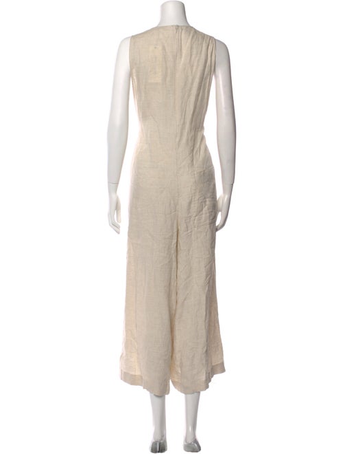 COS Linen Crew Neck Jumpsuit