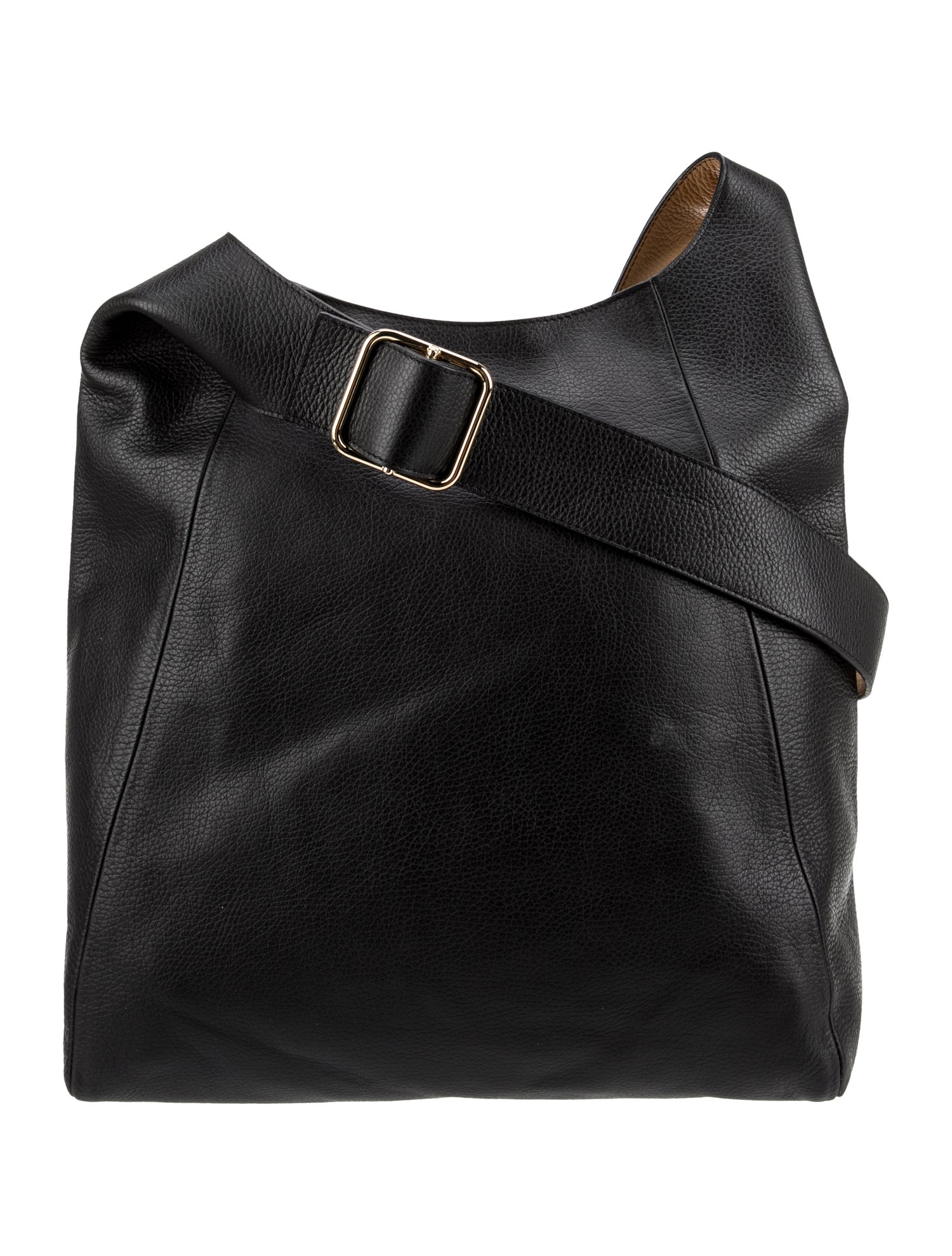 COS Leather Messenger Bag