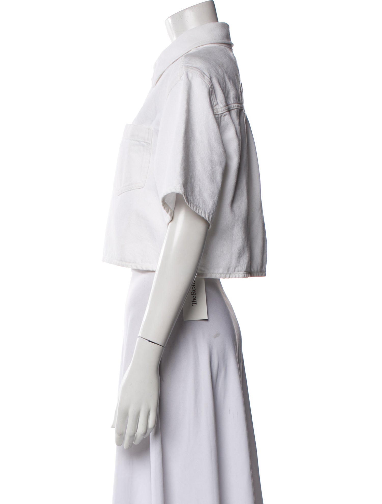 COS Short Sleeve Crop Top