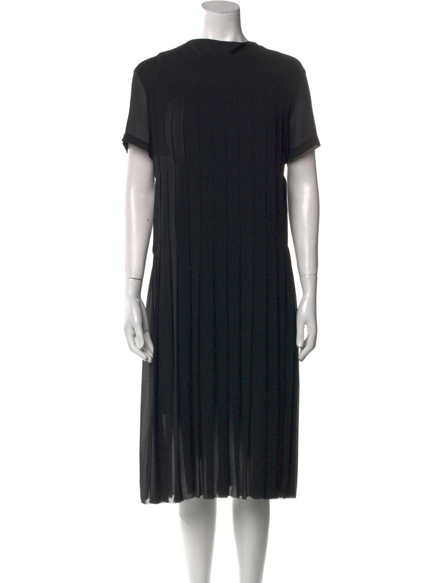 COS Bateau Neckline Midi Length Dress