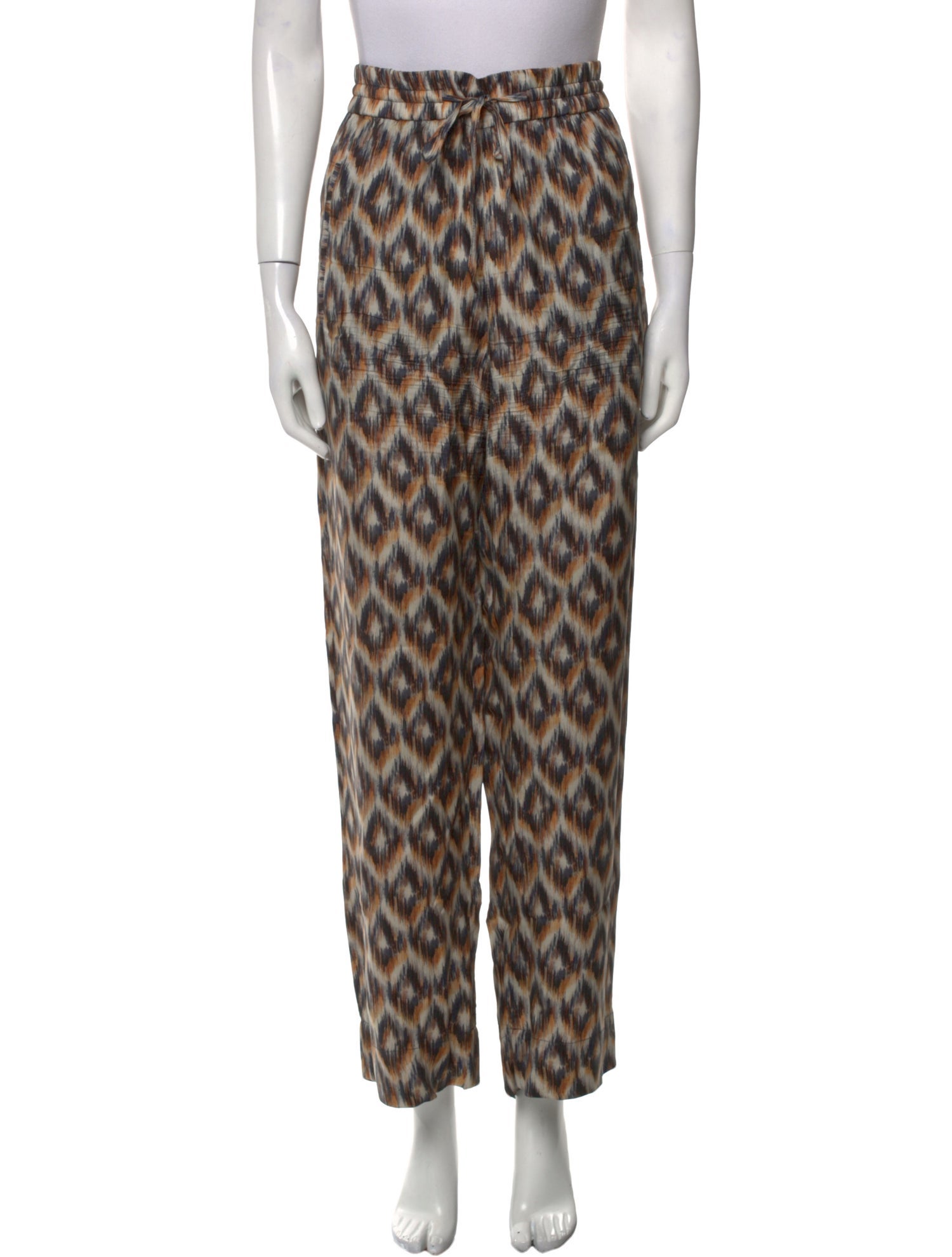 COS Animal Print Straight Leg Pants