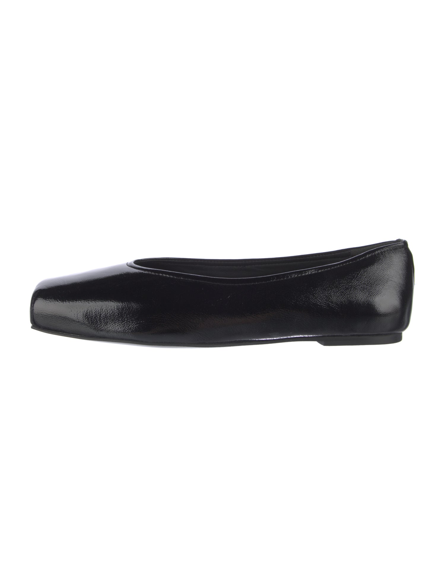 COS Leather Trim Embellishment Ballet Flats