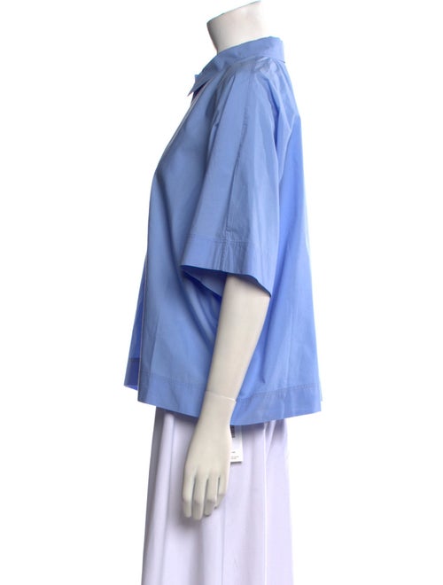 COS Short Sleeve Button-Up Top