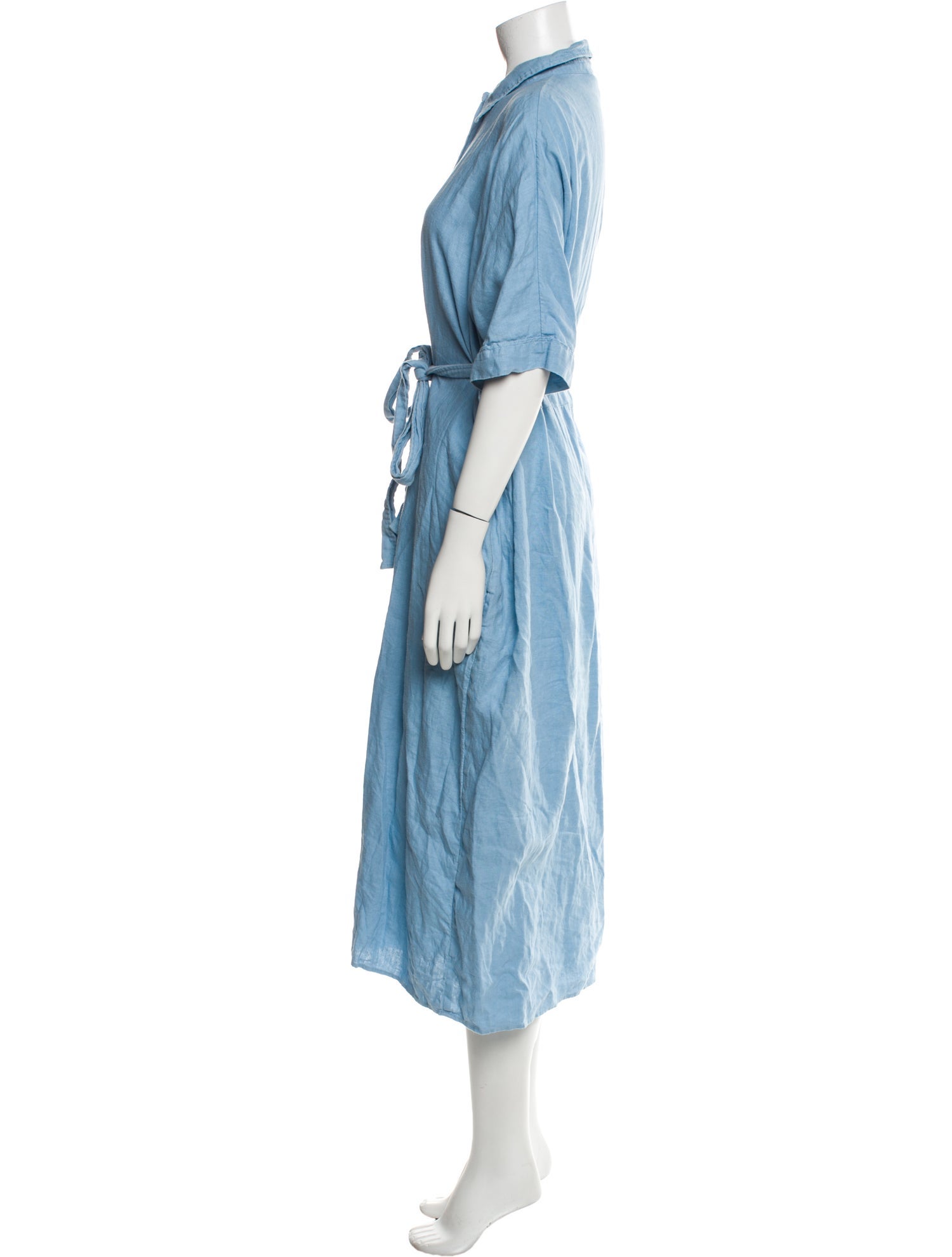 COS Linen Midi Length Dress