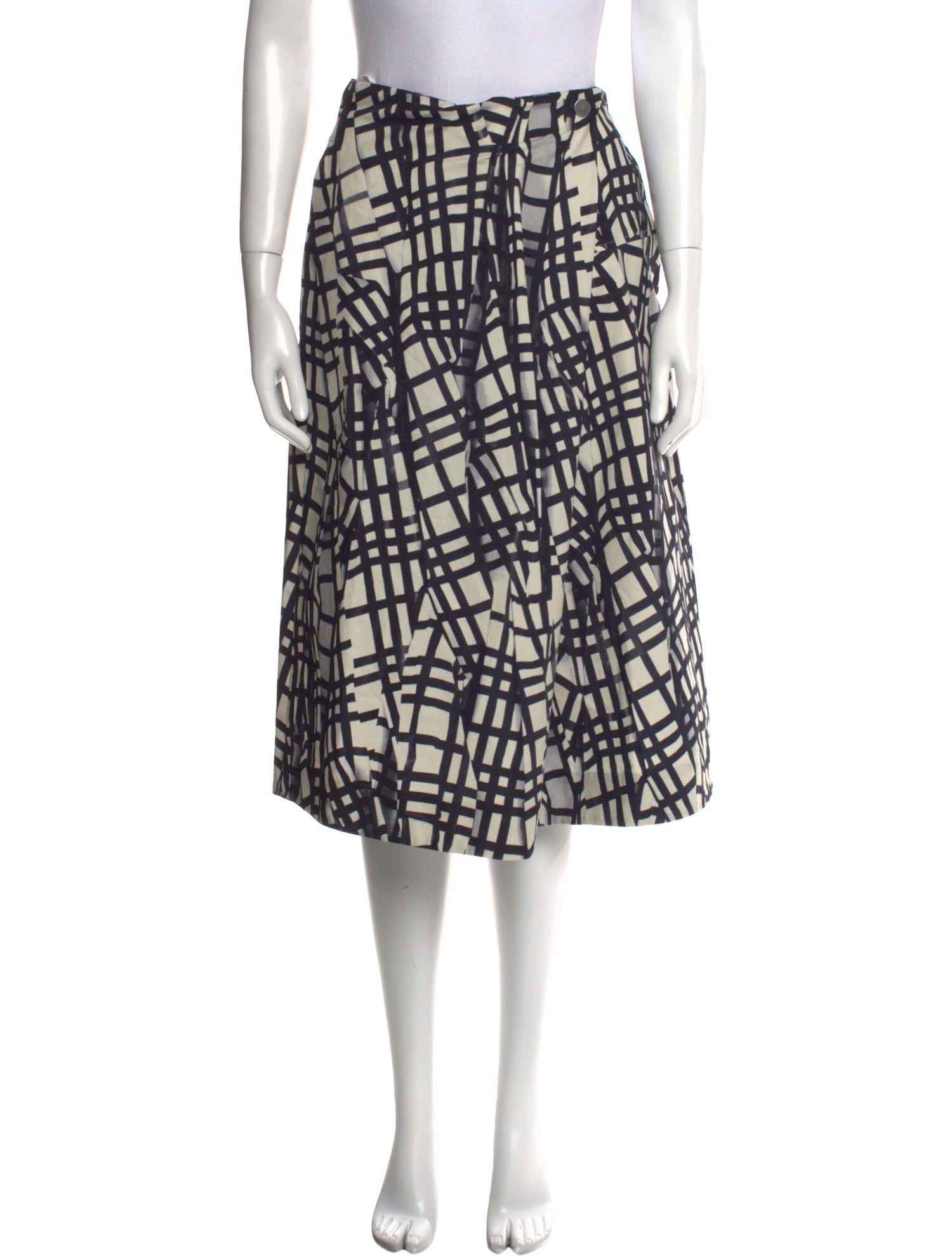 COS Printed Knee-Length Skirt