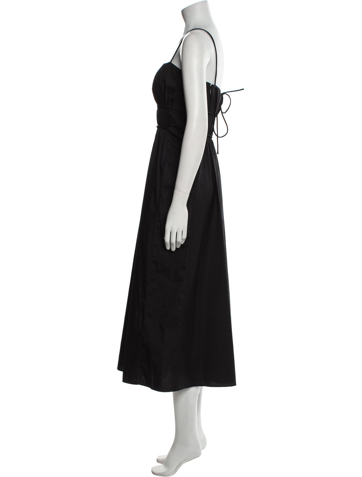 COS Square Neckline Long Dress