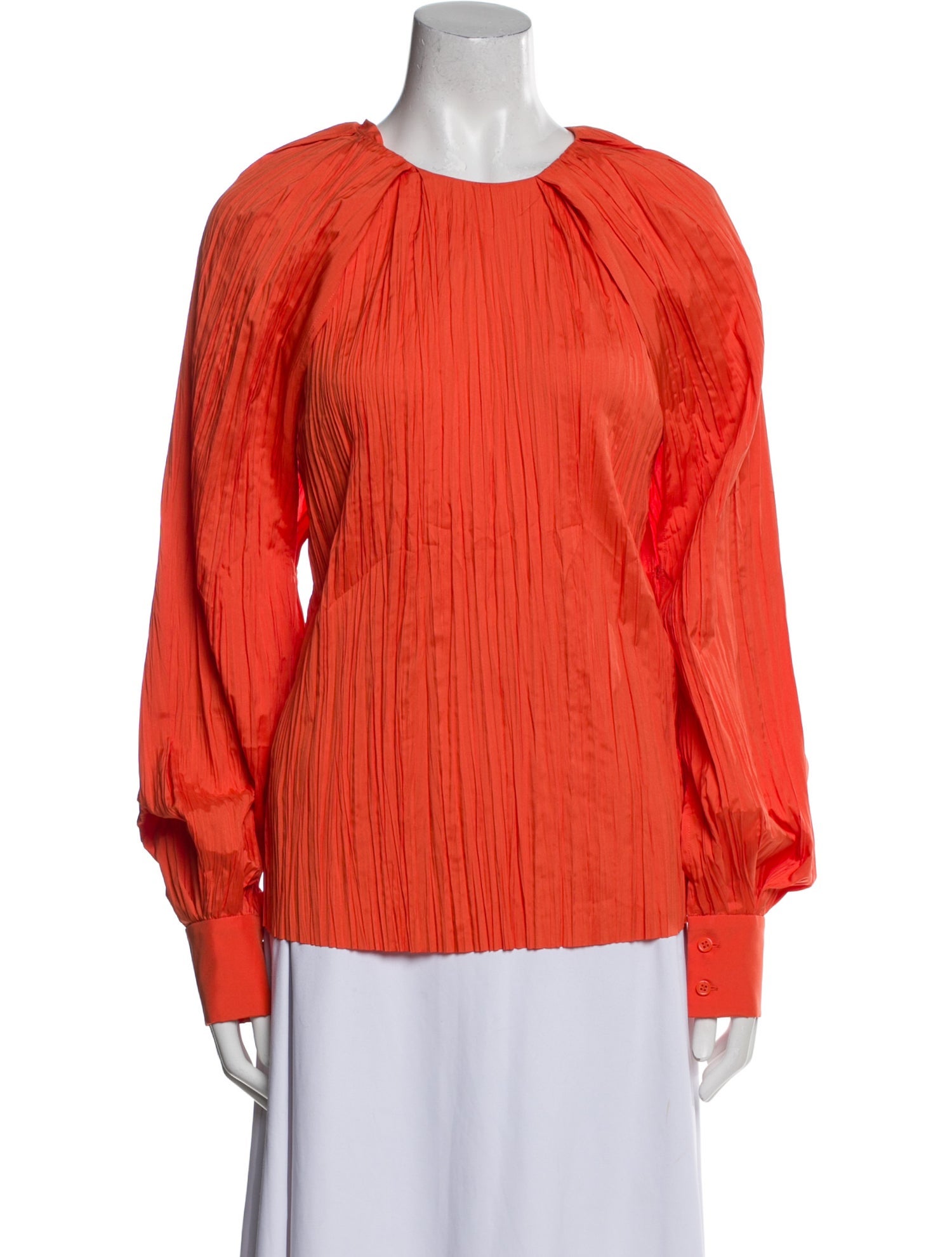 COS Crew Neck Long Sleeve Blouse