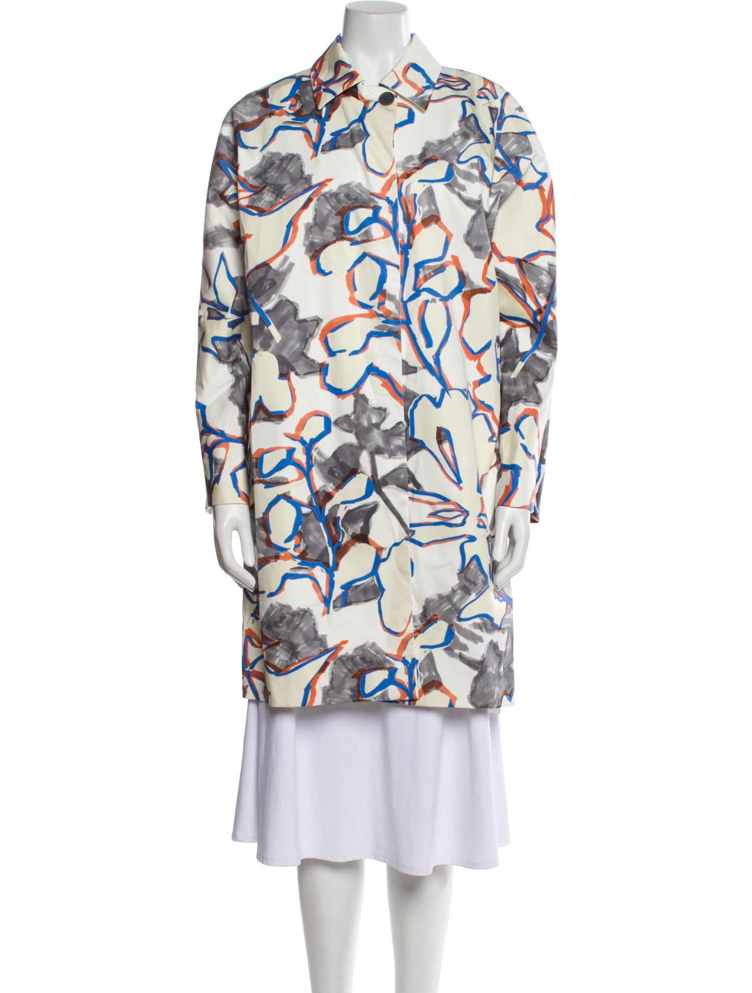 COS Tie-Dye Print Coat