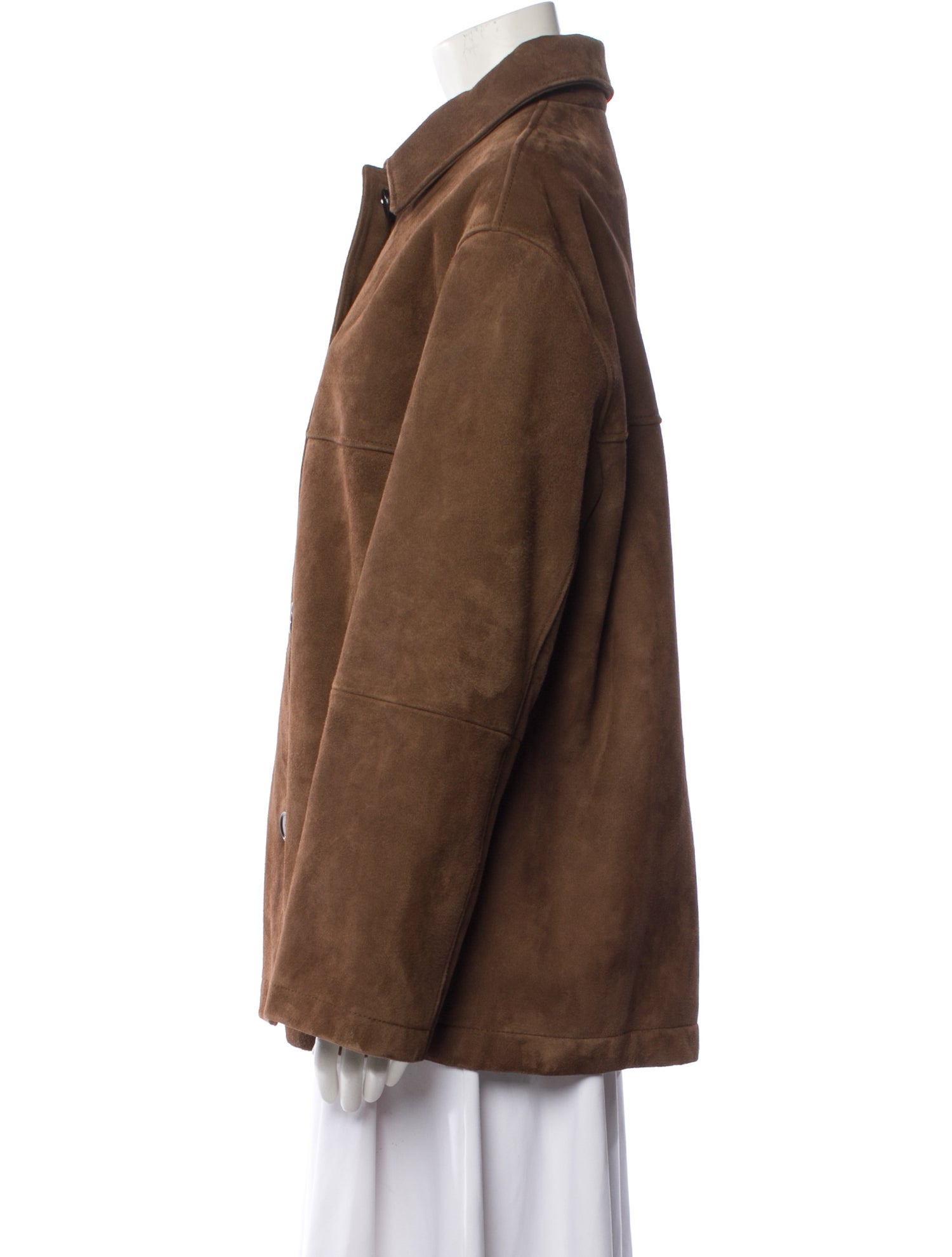 COS Suede Faux Fur Jacket