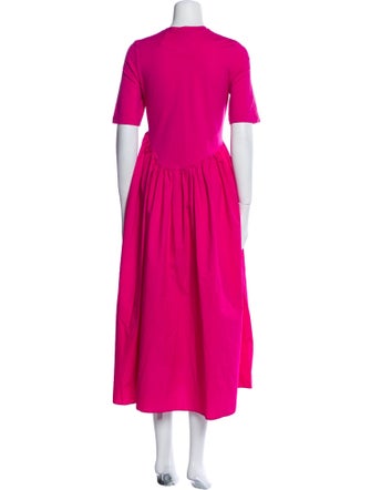 COS Crew Neck Midi Length Dress
