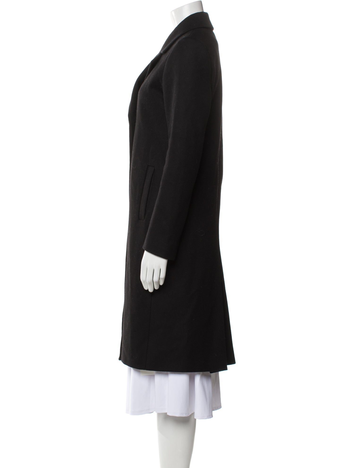 COS Wool Printed Trench Coat