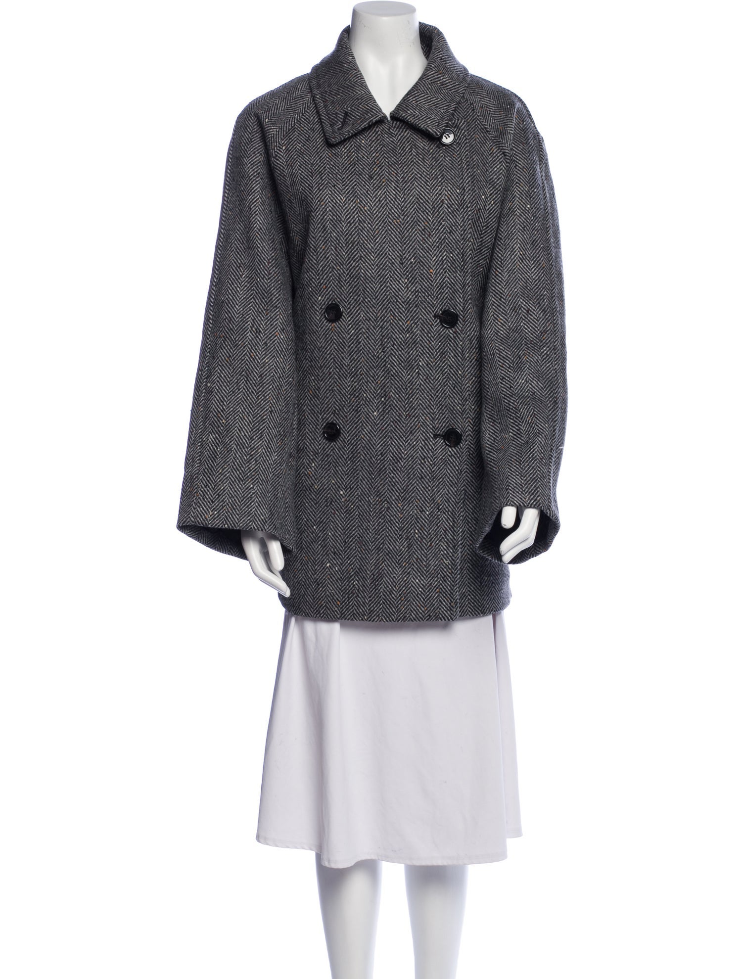 COS Wool Striped Coat