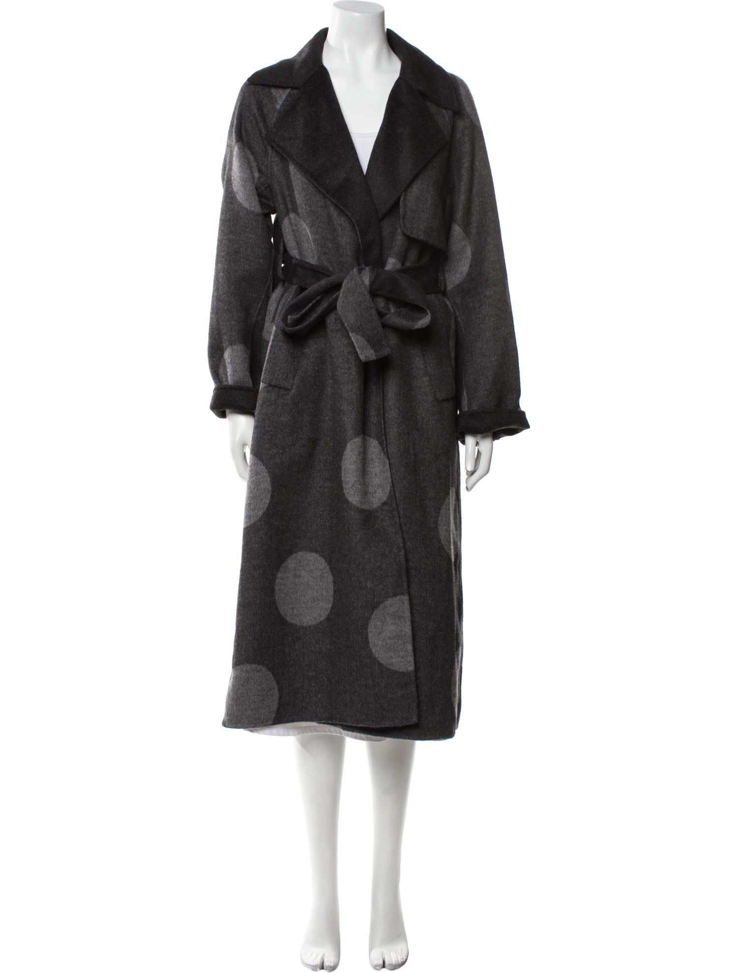 COS Wool Polka Dot Print Coat w/ Tags