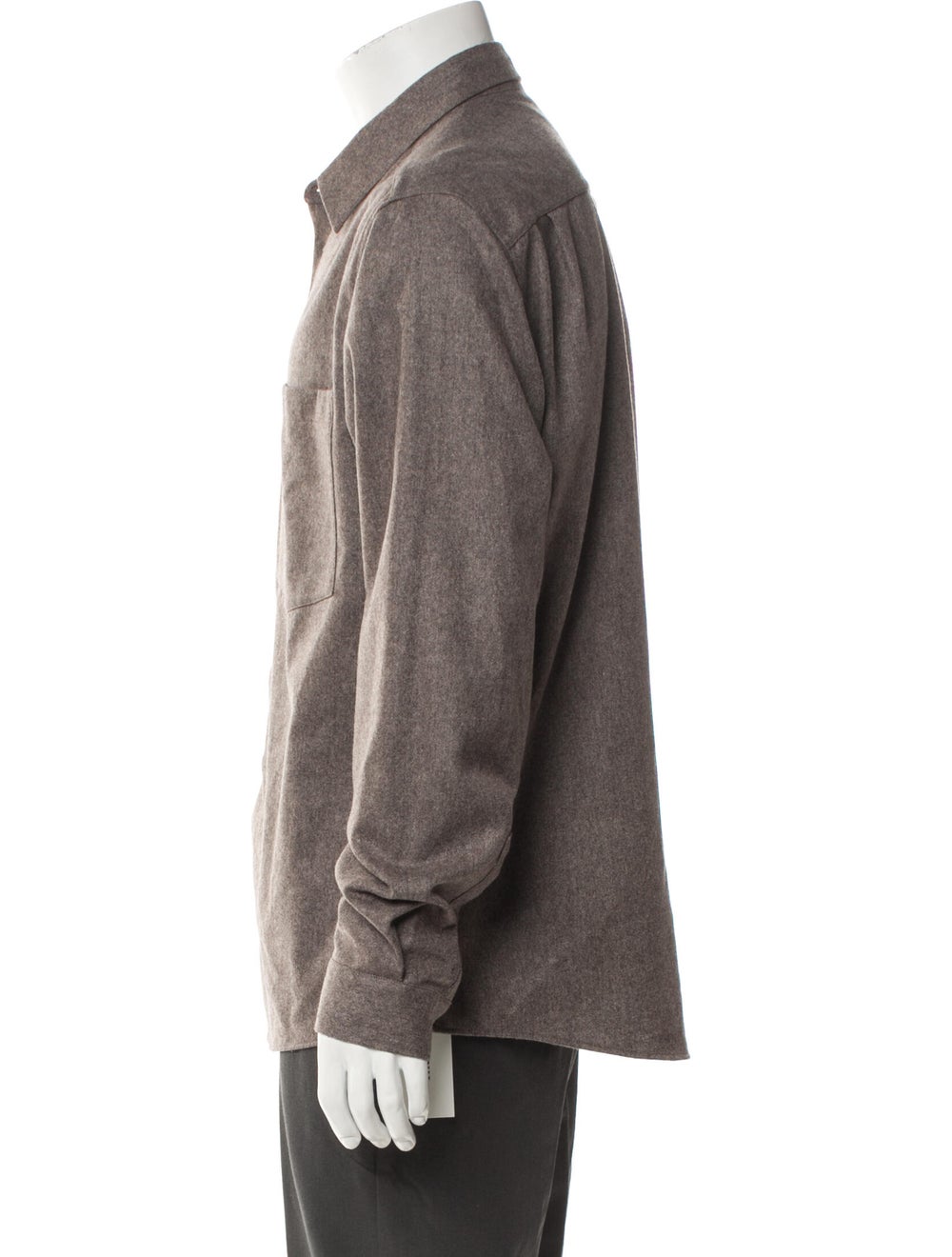 COS Wool Jacket Grey Patch Pockets - image 2