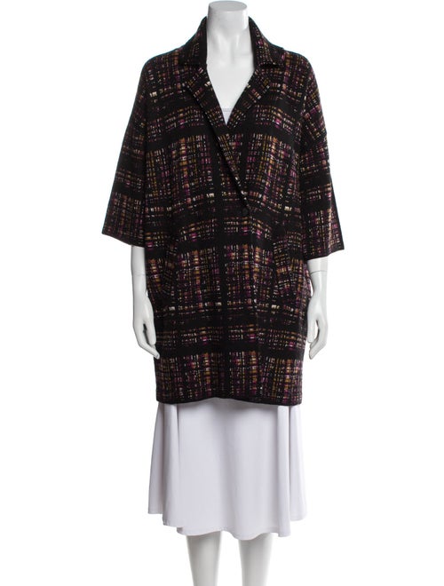 COS Wool Plaid Print Coat