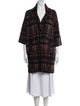 COS Wool Plaid Print Coat