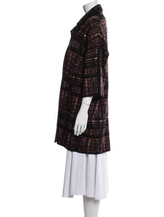COS Wool Plaid Print Coat