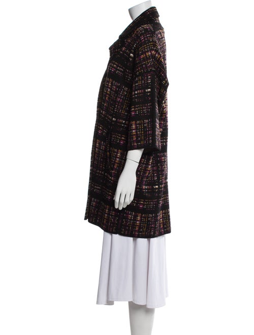 COS Wool Plaid Print Coat