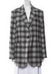 COS Wool Plaid Print Blazer