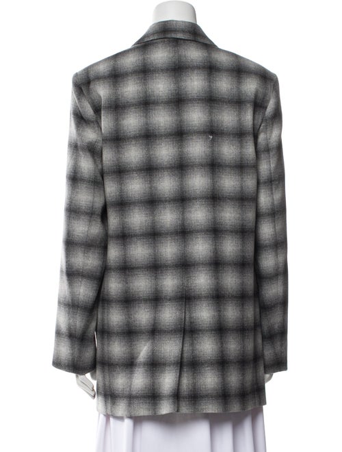 COS Wool Plaid Print Blazer