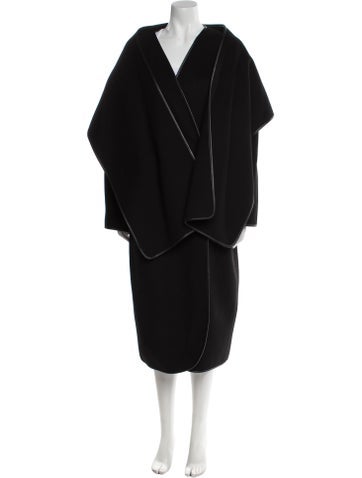 COS Coats Wool Faux Fur Coat S