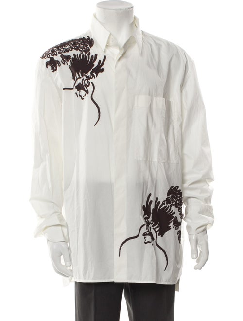 COS Graphic Print Long Sleeve Shirt