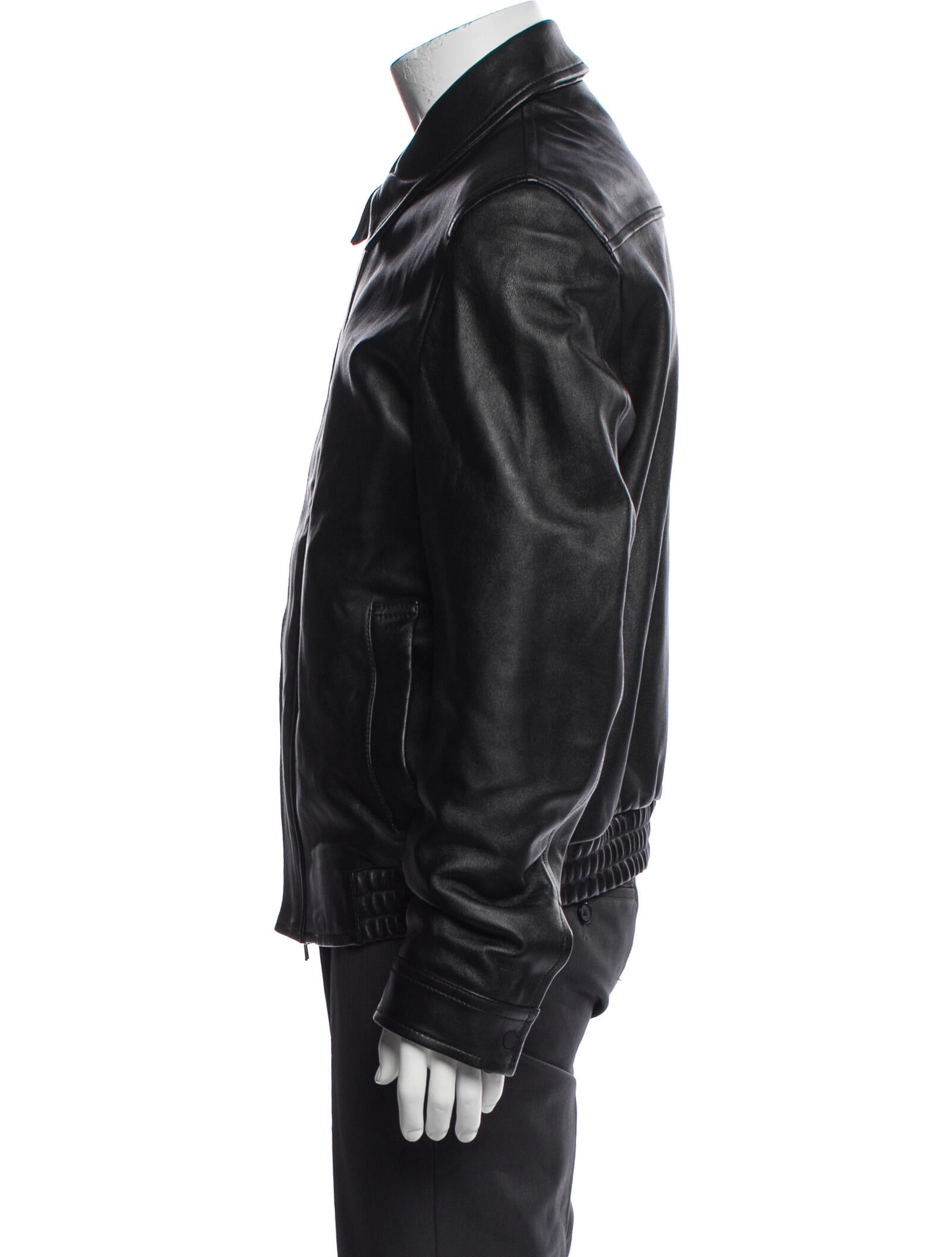 COS Lamb Leather Moto Jacket