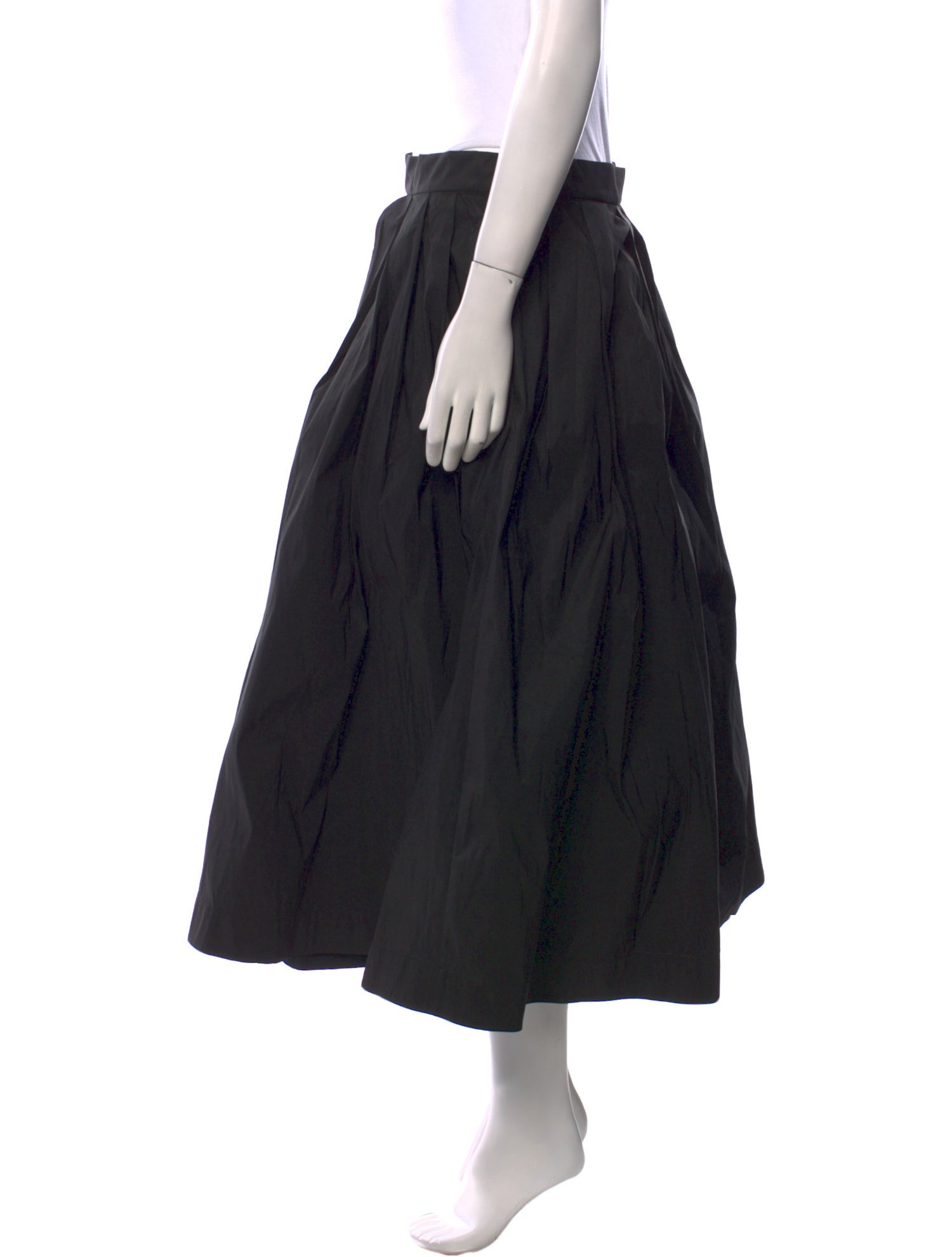 COS Pleated Accents Midi Length Skirt