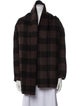 COS Wool Plaid Print Coat