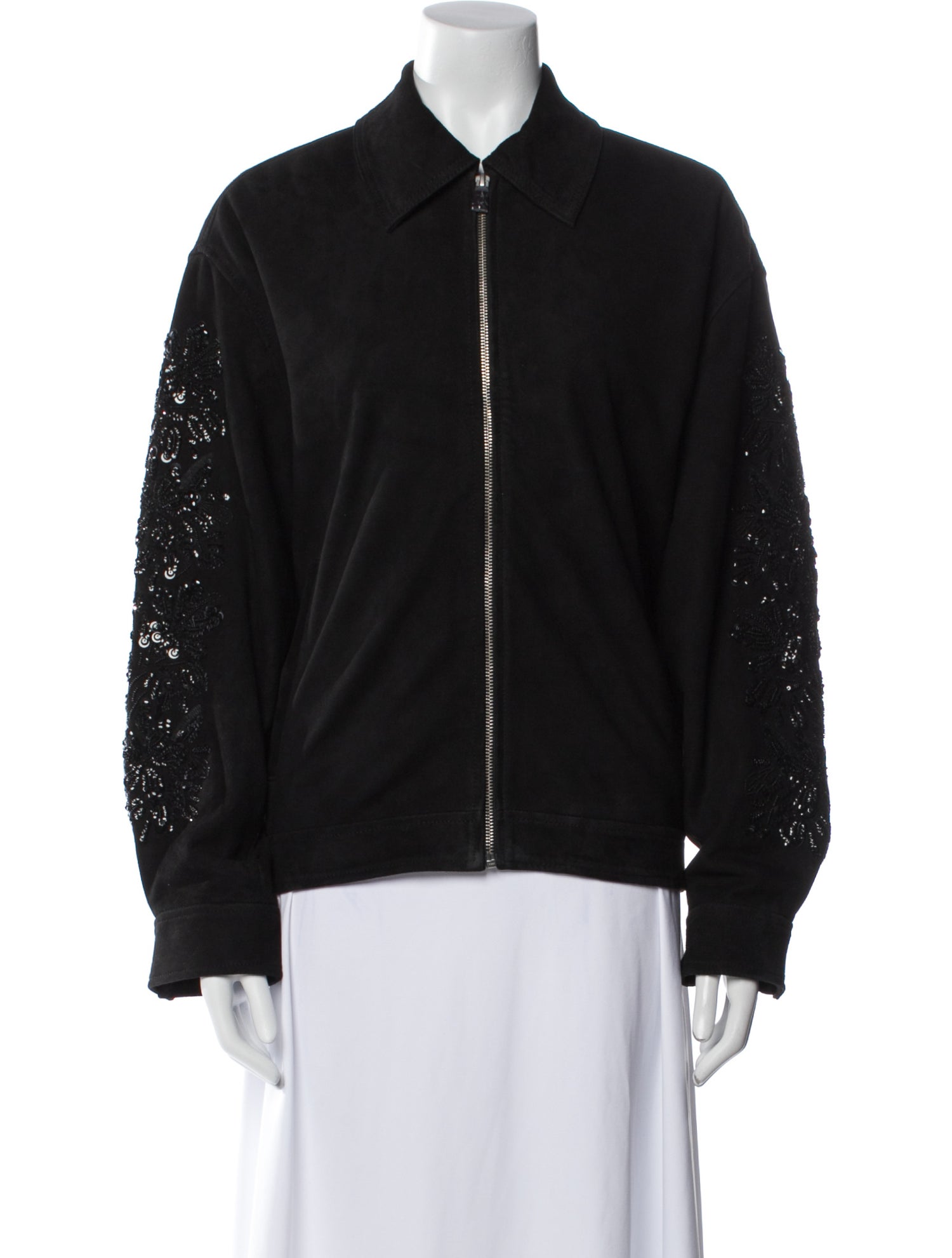 COS Leather Bomber Jacket