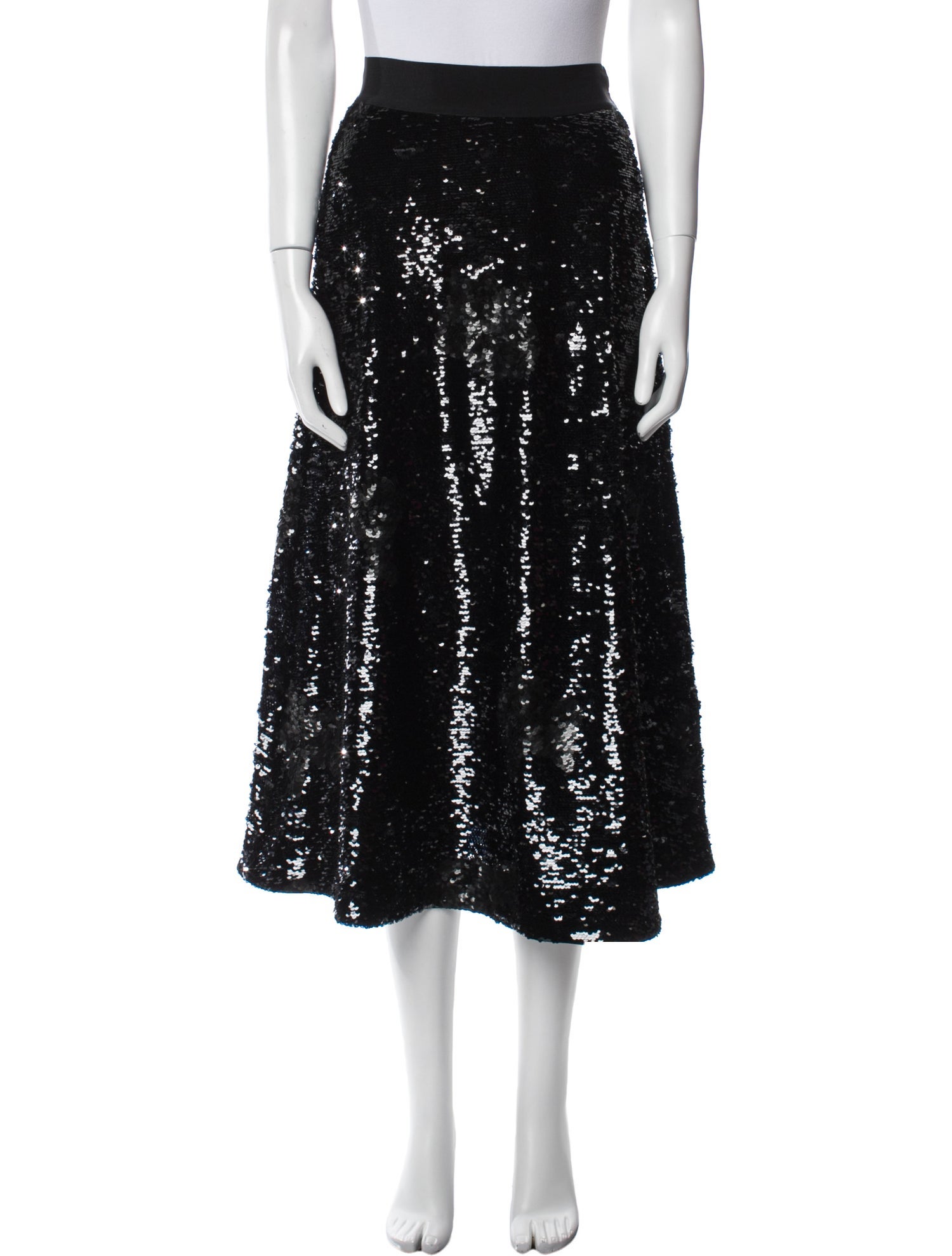 COS Sequin Embellishments Midi Length Skirt
