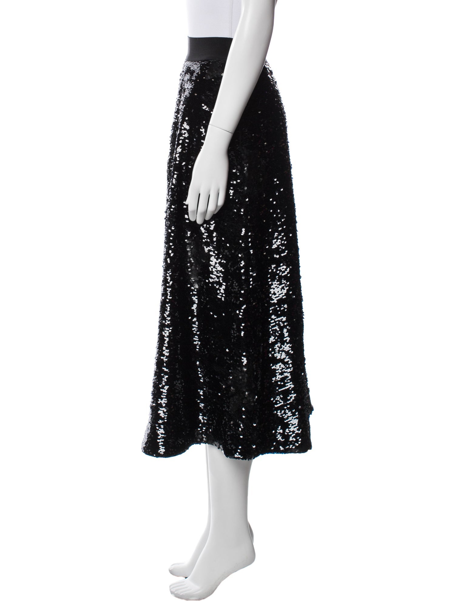 COS Sequin Embellishments Midi Length Skirt