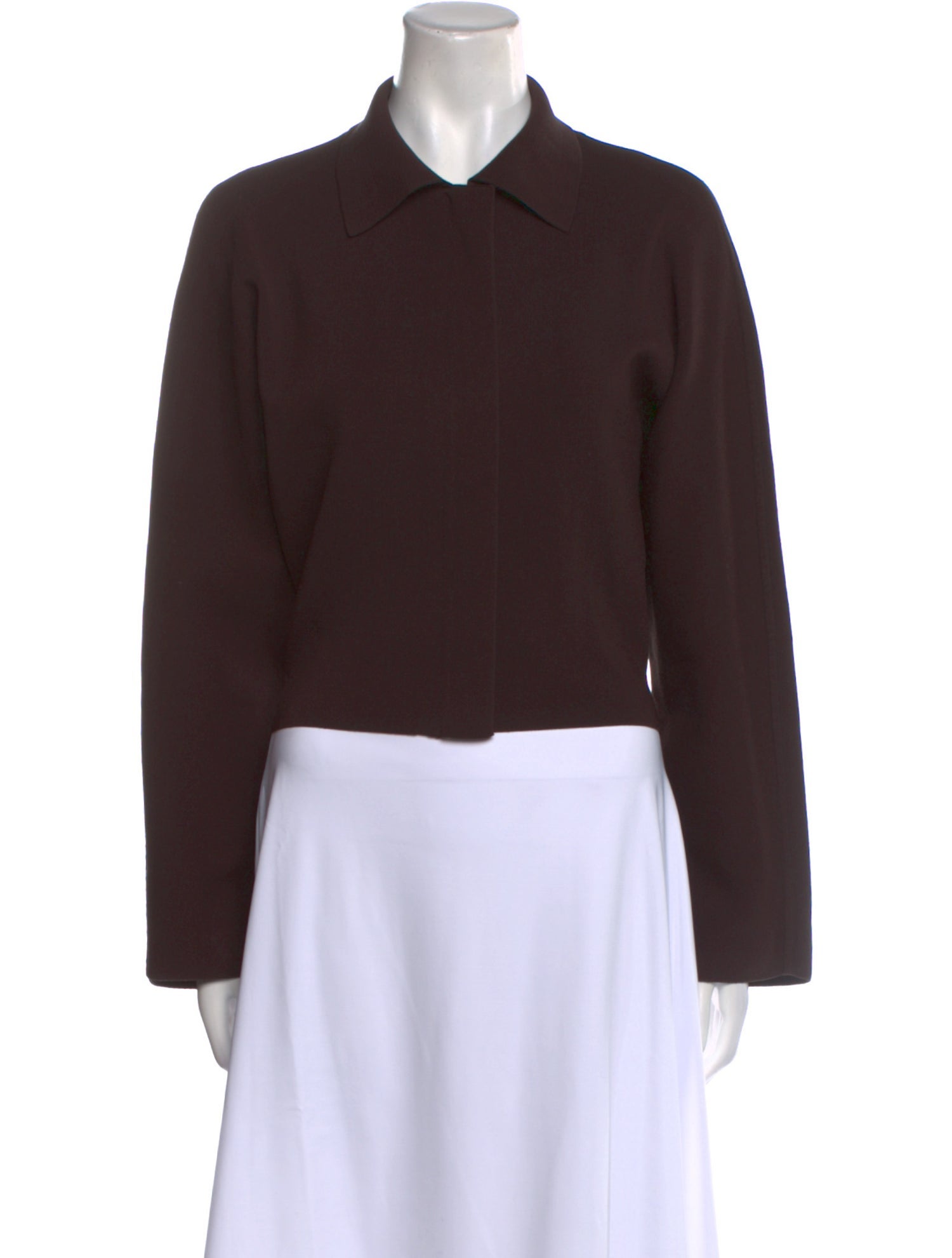 COS Long Sleeve Crop Top