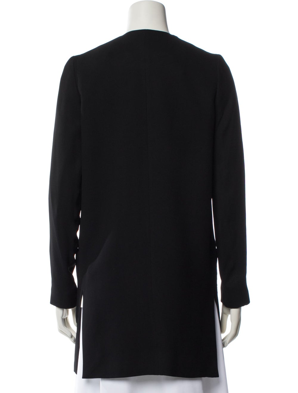 COS Evening Jacket Black Collarless Patch Pockets… - image 3