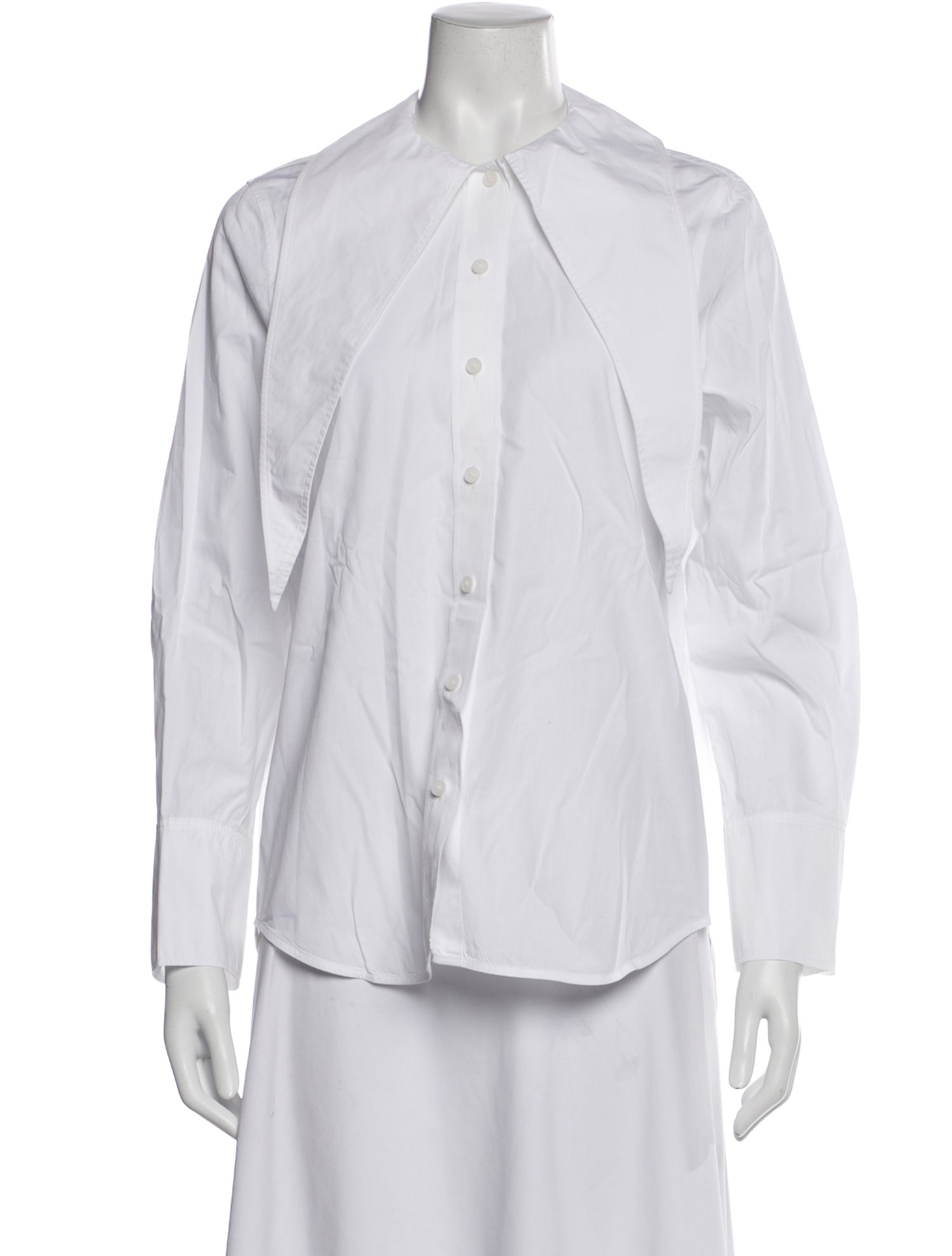 COS Long Sleeve Button-Up Top