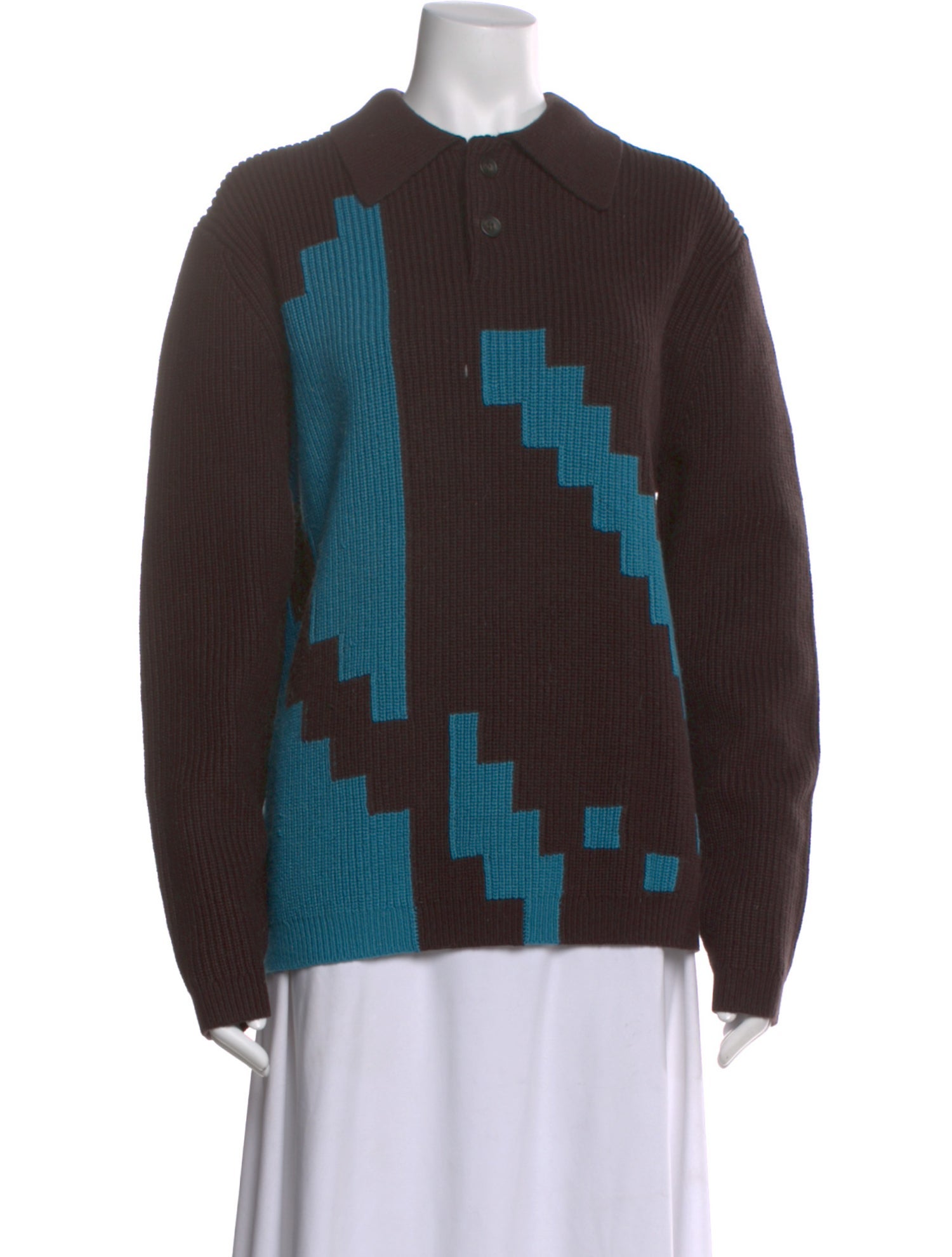 COS Printed Crew Neck Sweater