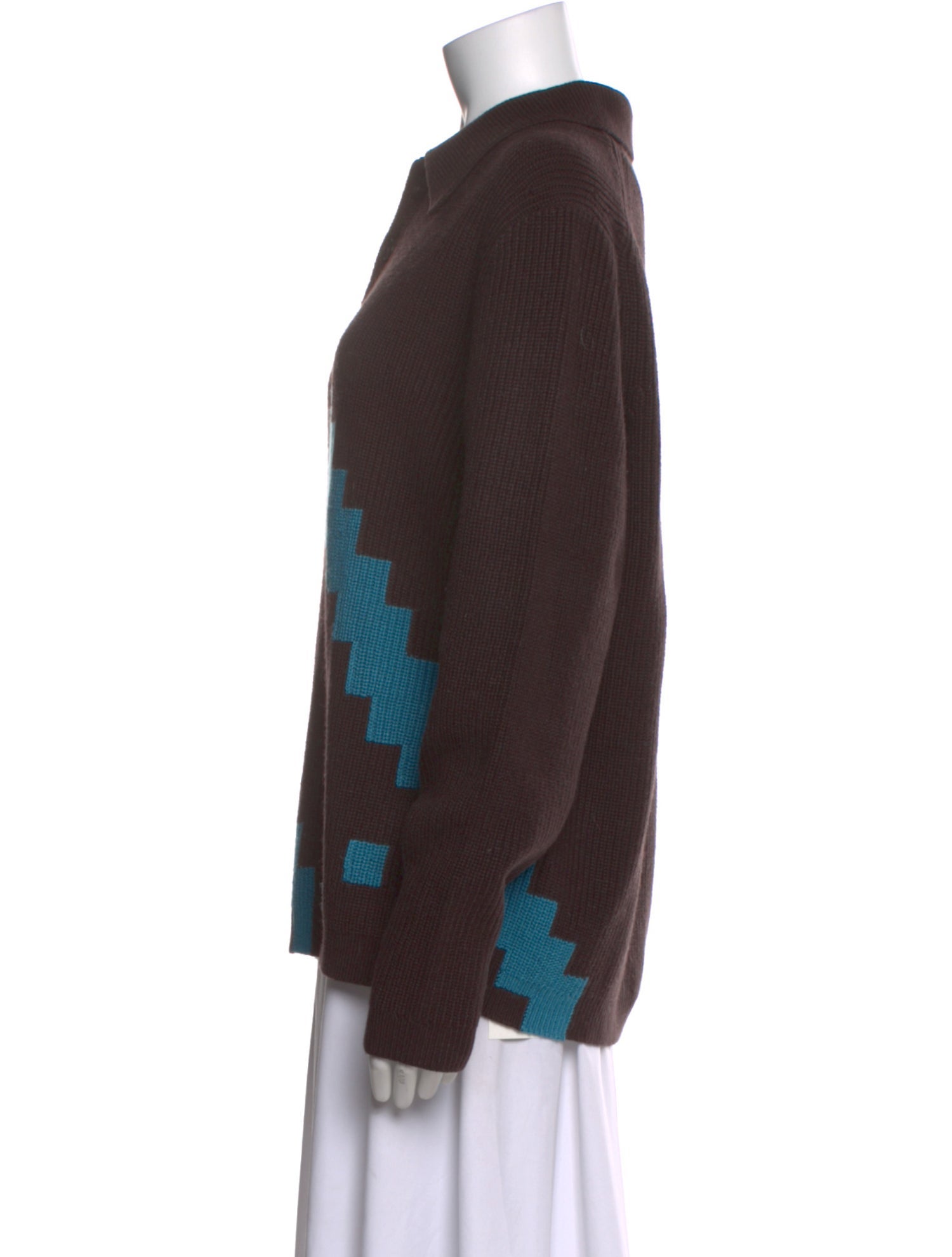 COS Printed Crew Neck Sweater