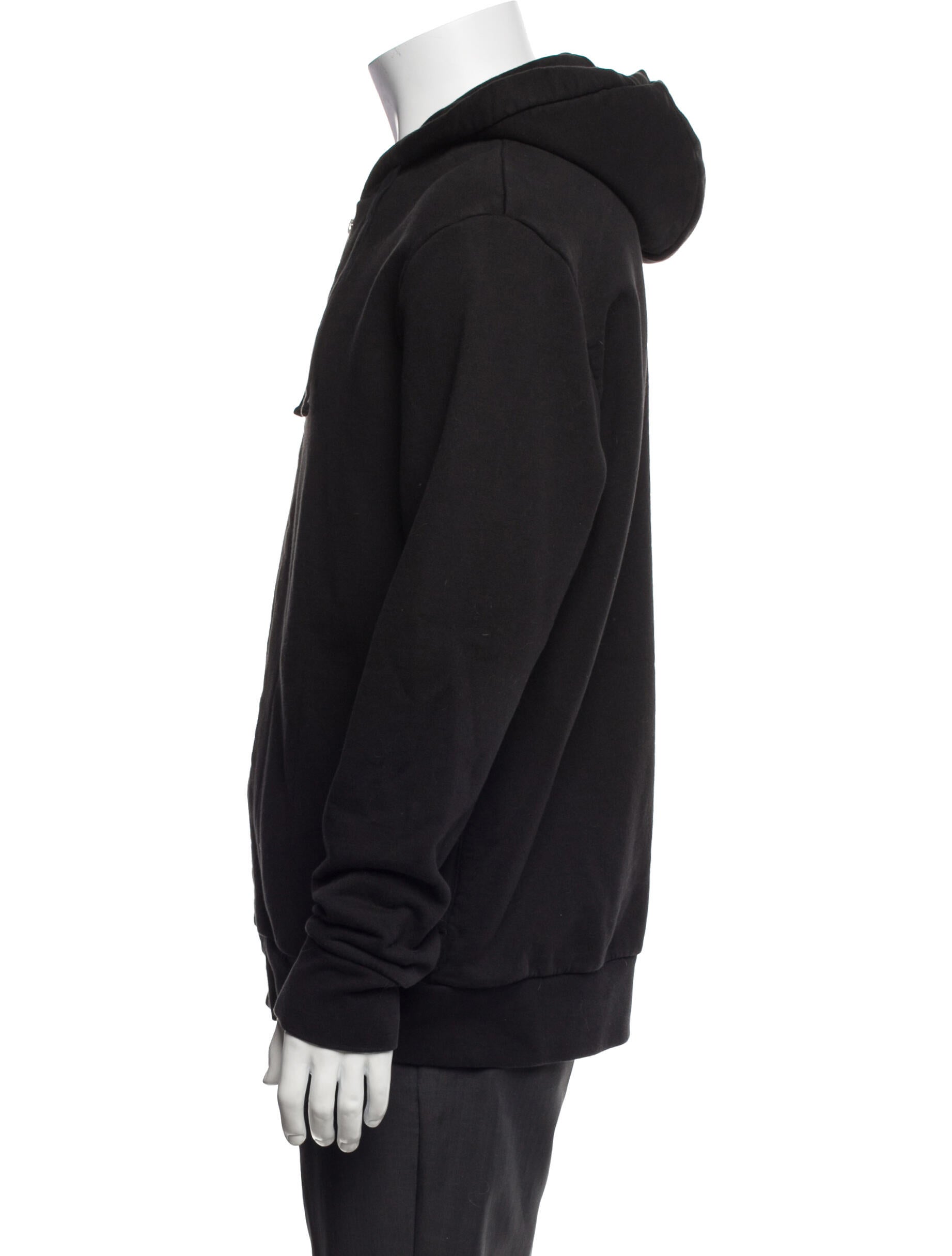 COS V-Neck Long Sleeve Hoodie